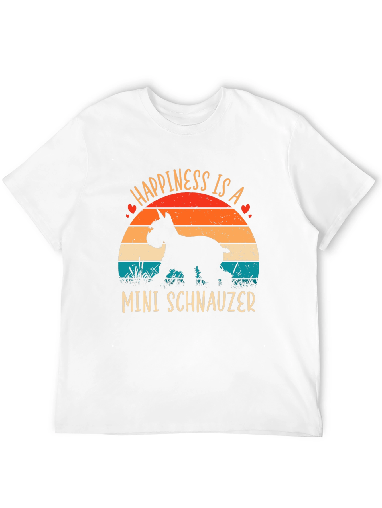 Happiness is a Mini Schnauzer T-Shirt
