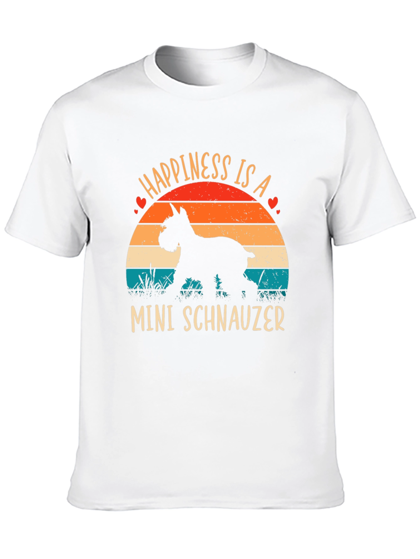 Happiness is a Mini Schnauzer T-Shirt