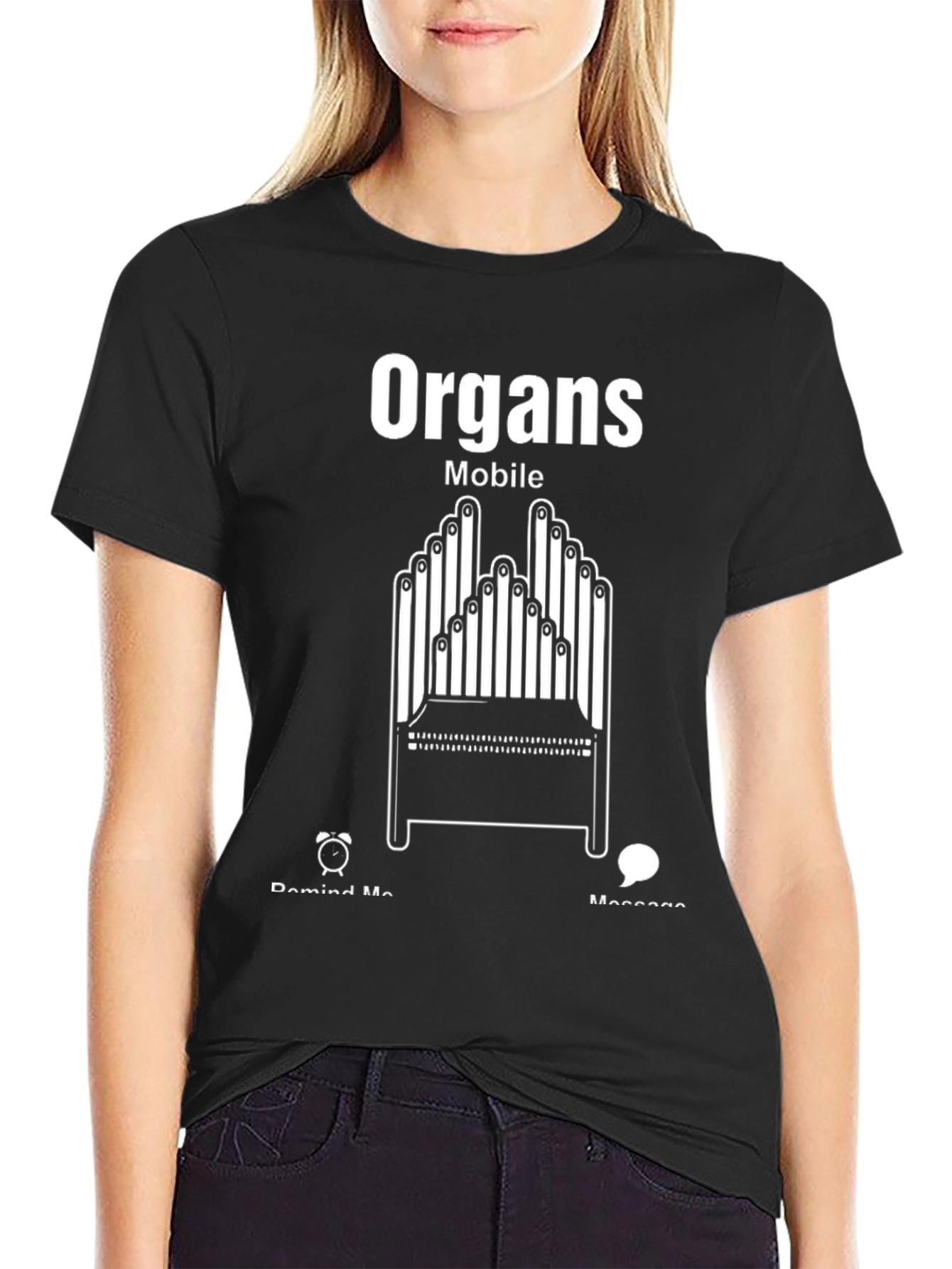 Mobile Organs Graphic Tee - Black T-Shirt