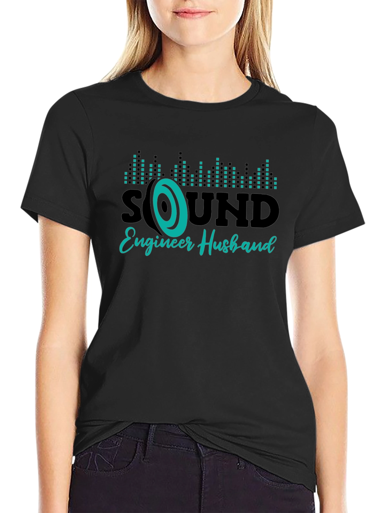Sound Engineer Husband Graphic T-Shirt