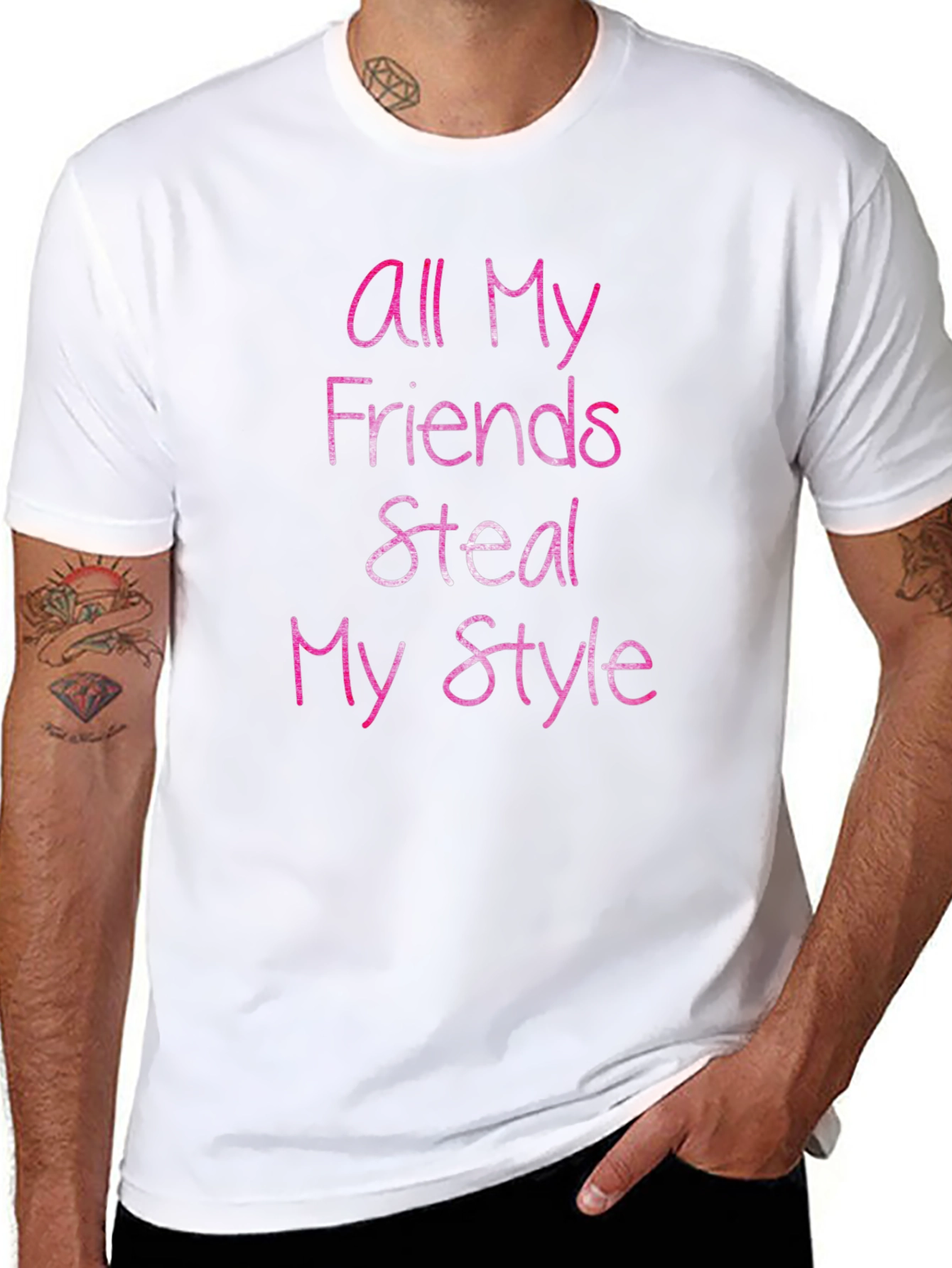 All My Friends Steal My Style Graphic Tee