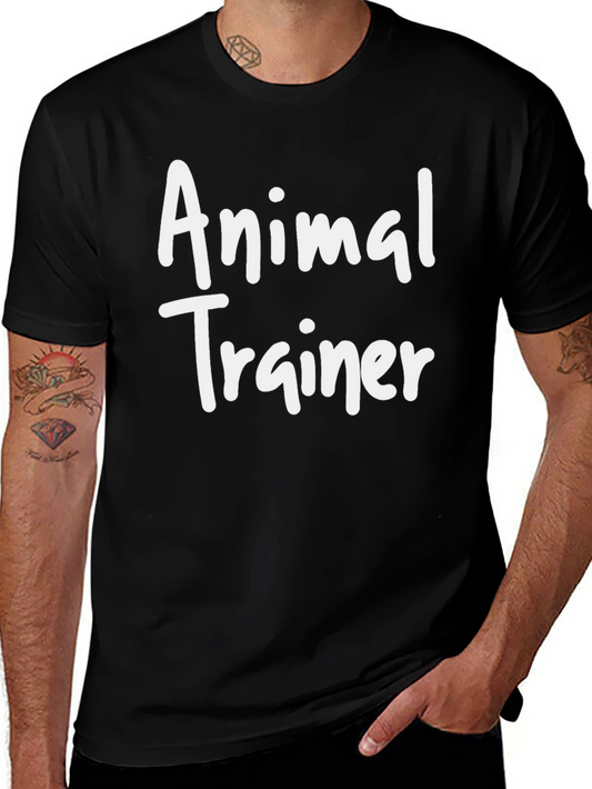 Animal Trainer T-Shirt - Black Graphic Tee