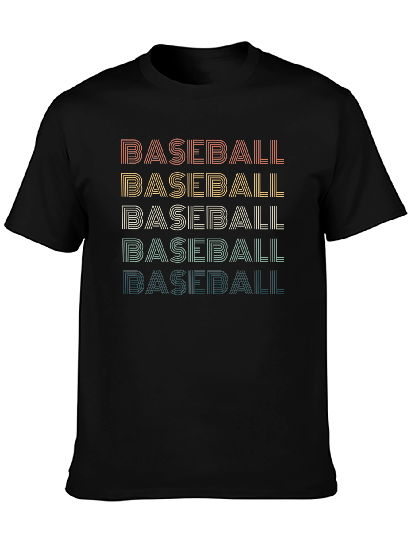 Retro Baseball Graphic Tee - Stylish Comfort