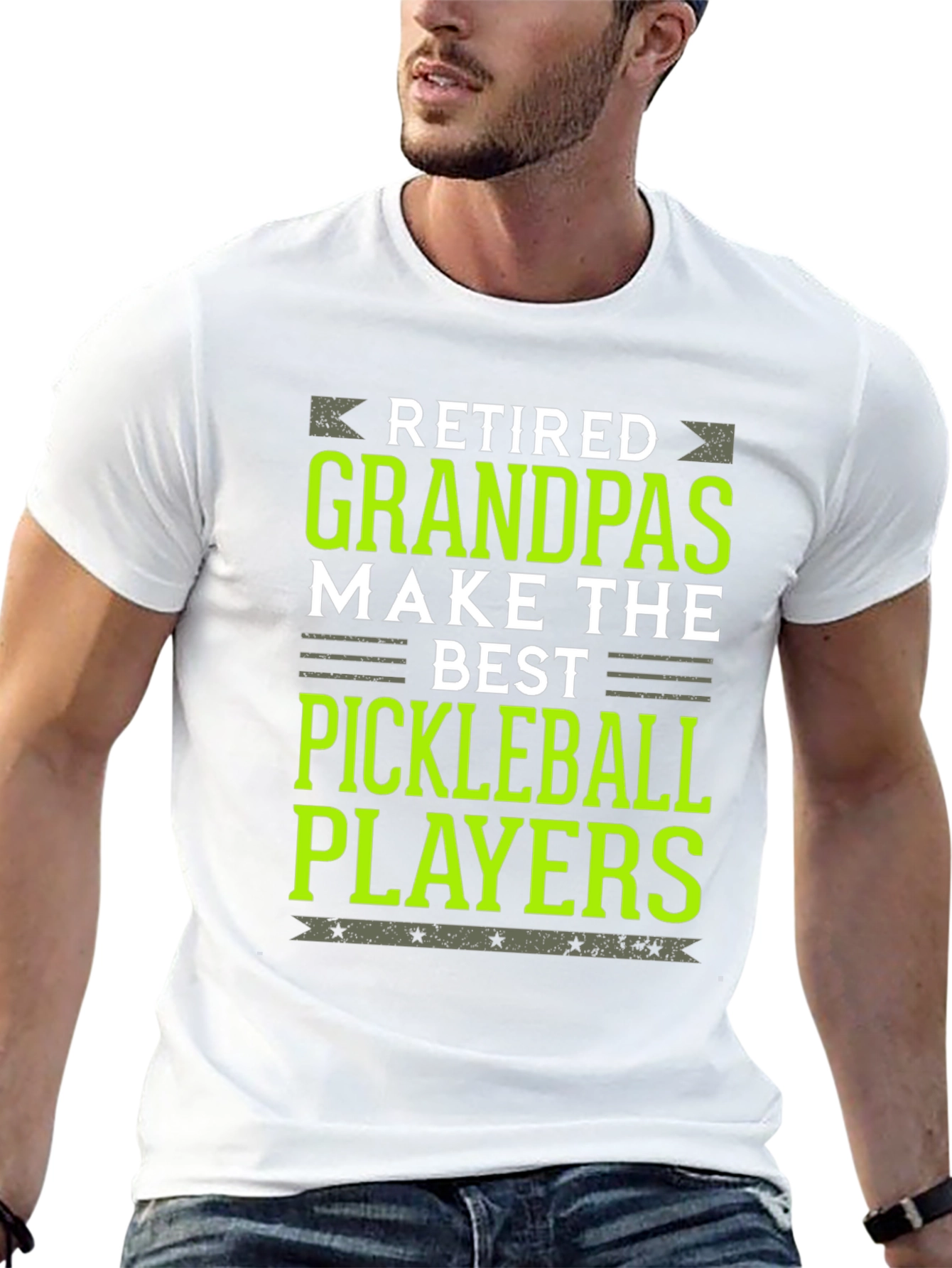 Retired Grandpas Pickleball Player Graphic Tee