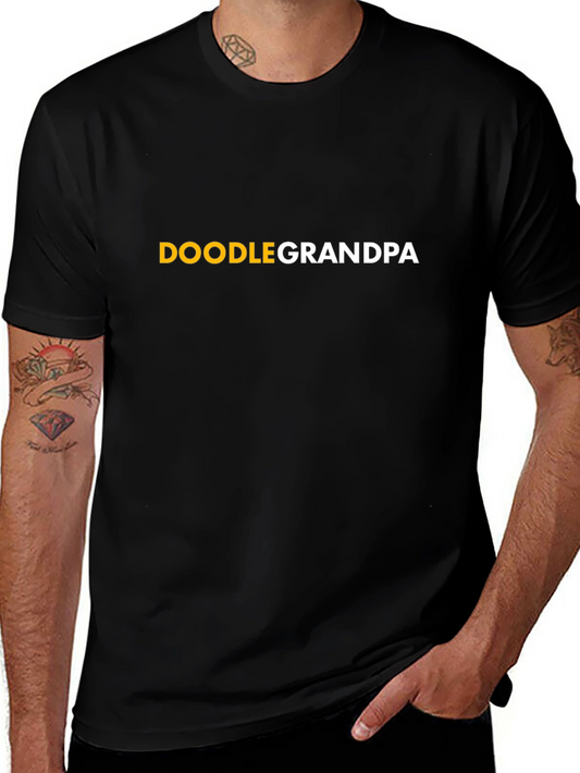 Doodle Grandpa Graphic T-Shirt