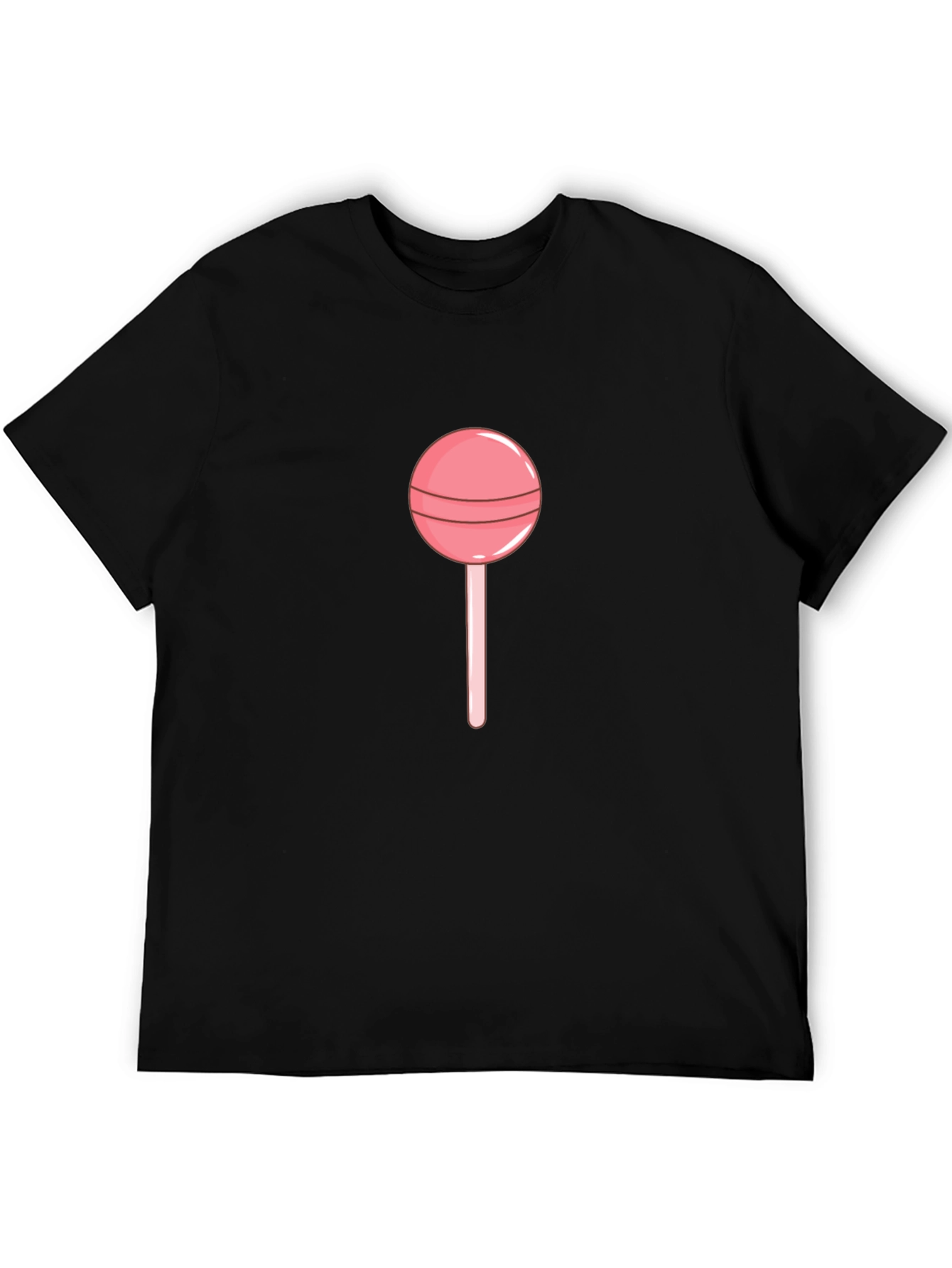 Lollipop Graphic Black T-Shirt
