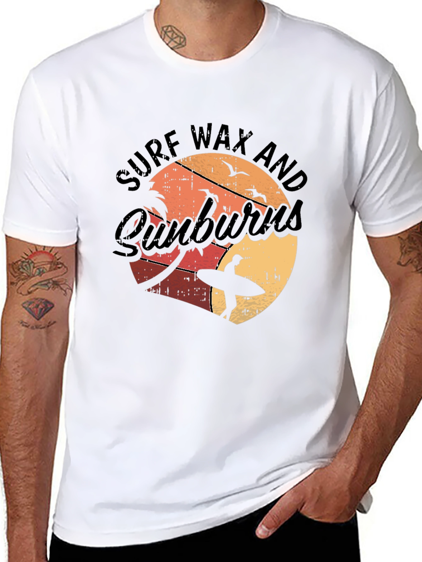 Surf Wax and Sunburns T-Shirt - Beach Vibes