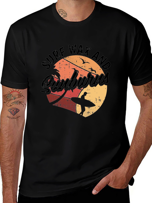 Surf Wax and Sunburns T-Shirt - Beach Vibes