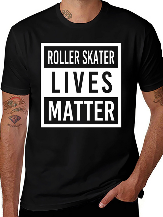 Roller Skater Lives Matter Graphic T-Shirt