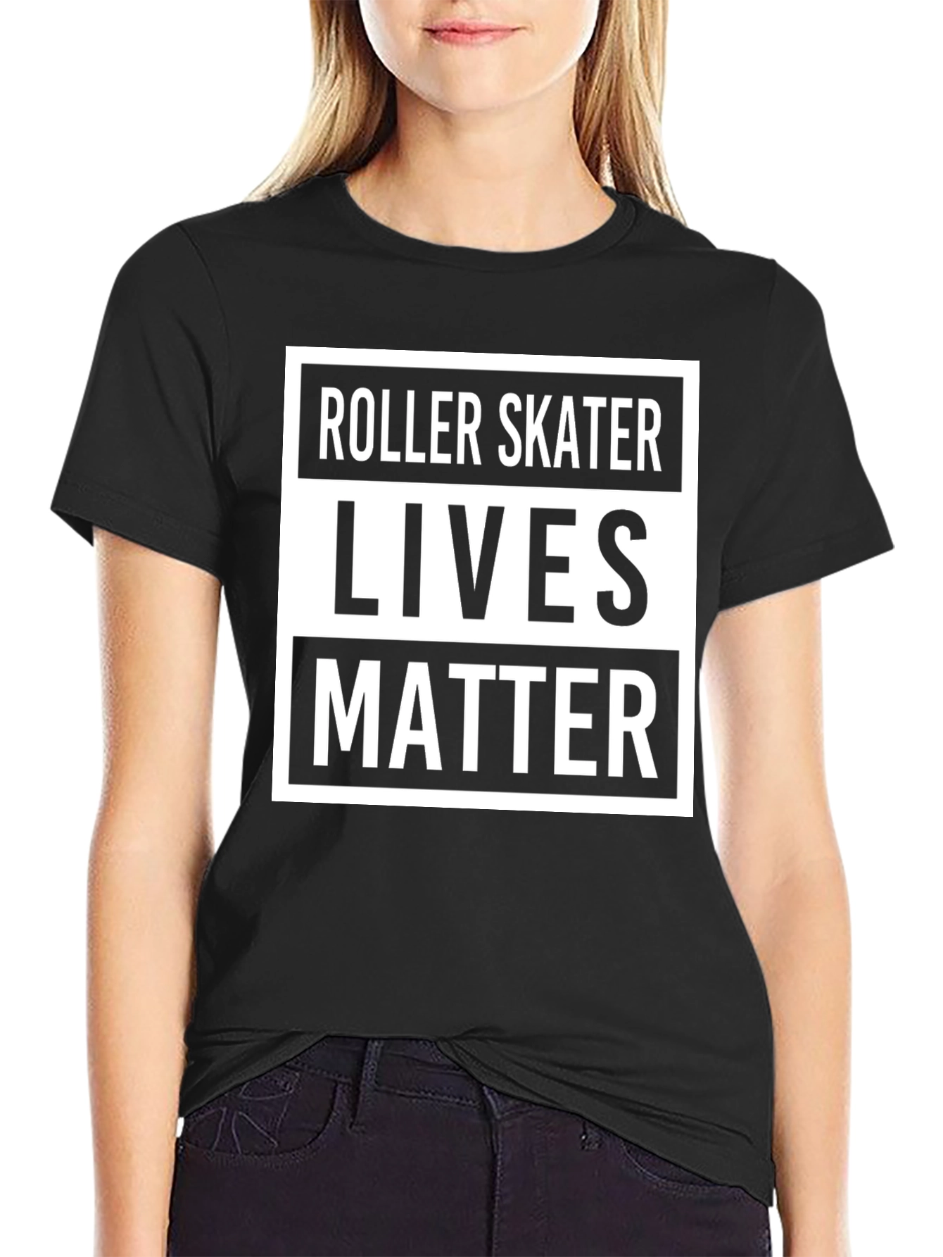Roller Skater Lives Matter Graphic T-Shirt