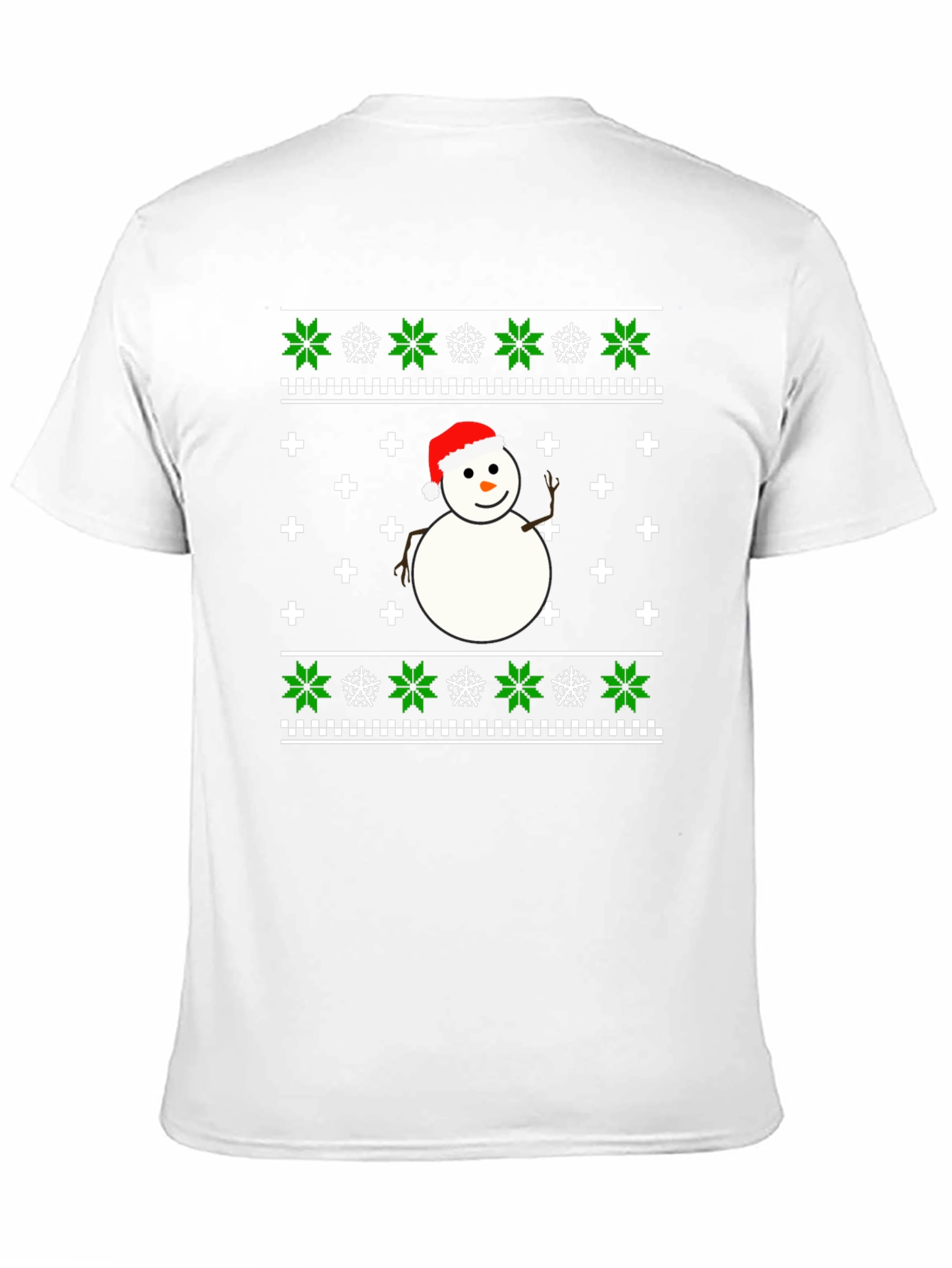 Festive Snowman Graphic Tee - Holiday Cheer