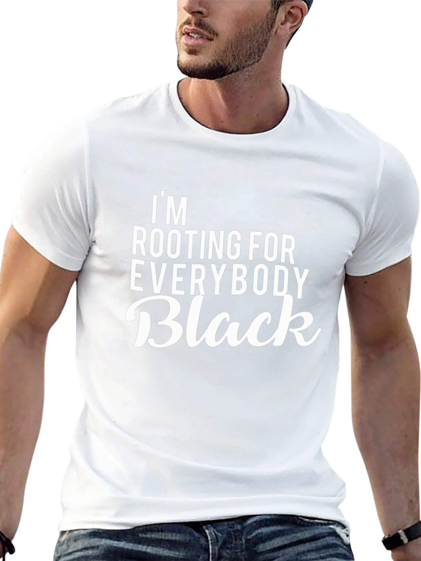 Im Rooting For Everybody Black T-Shirt