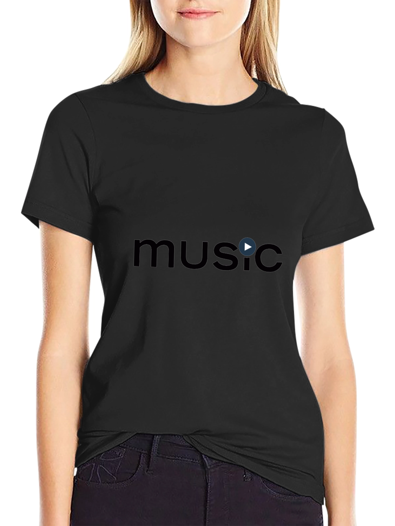 Music Graphic Black T-Shirt