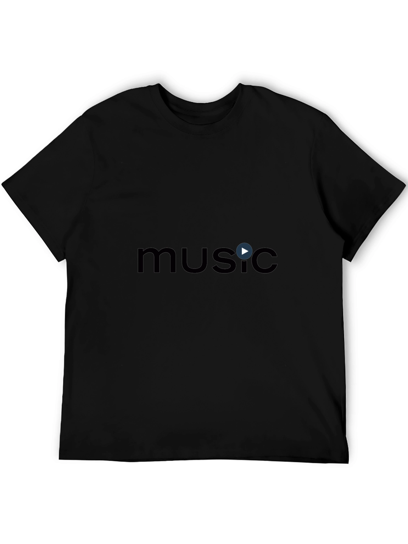 Music Graphic Black T-Shirt