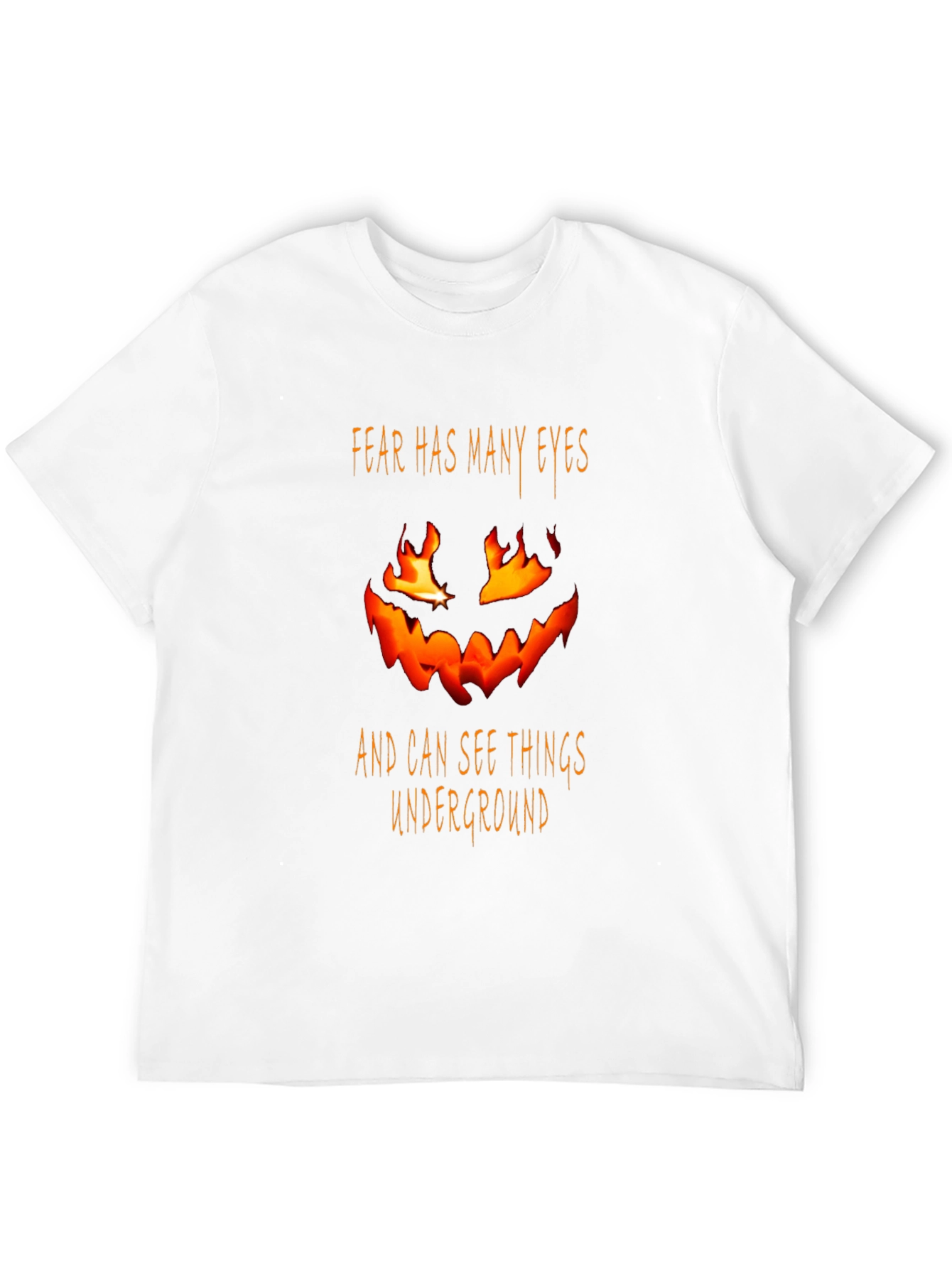 Fear Has Many Eyes Black T-Shirt