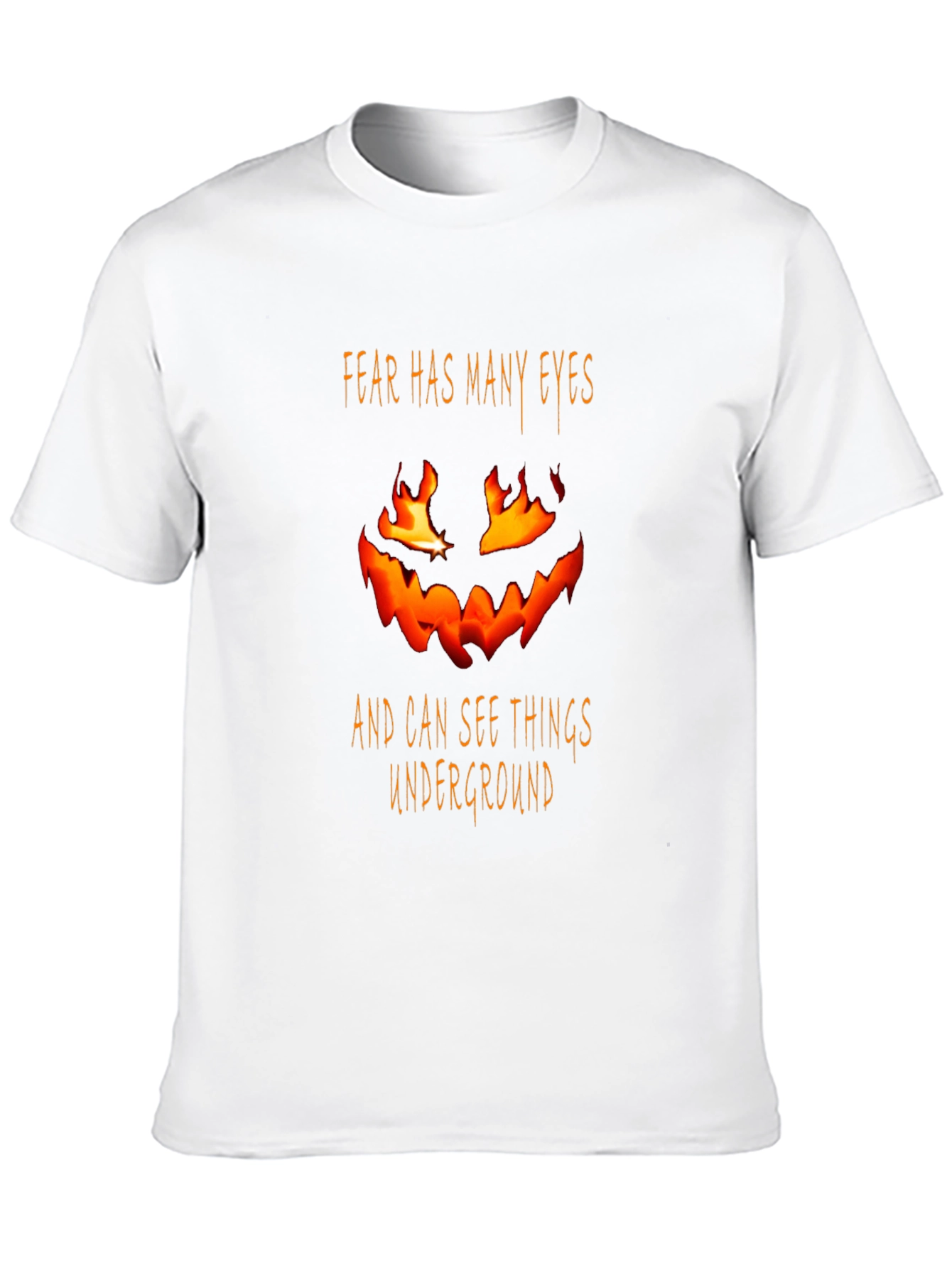 Fear Has Many Eyes Black T-Shirt