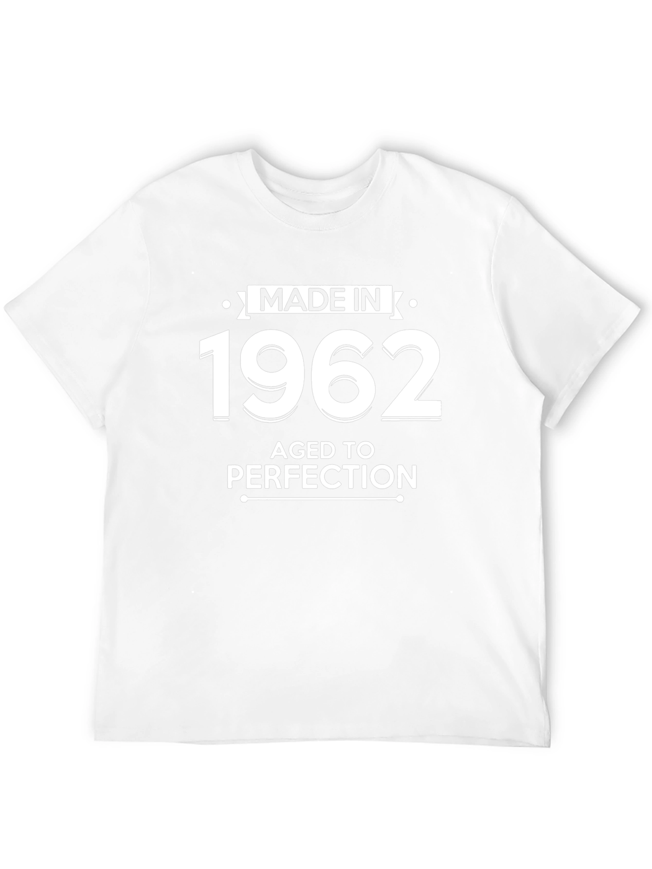 Made in 1962 Aged to Perfection Black T-Shirt