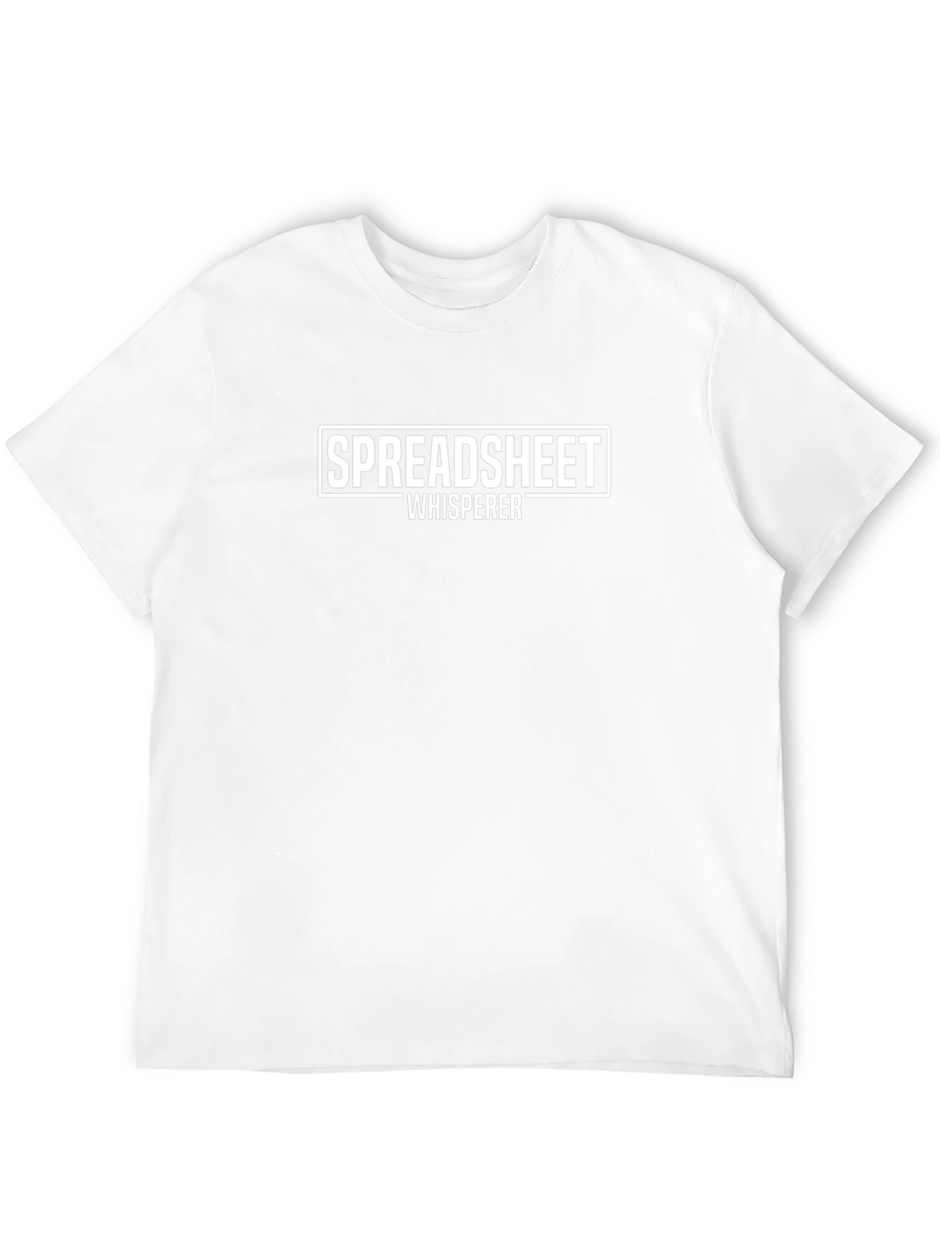 Spreadsheet Whisperer Black Graphic T-Shirt