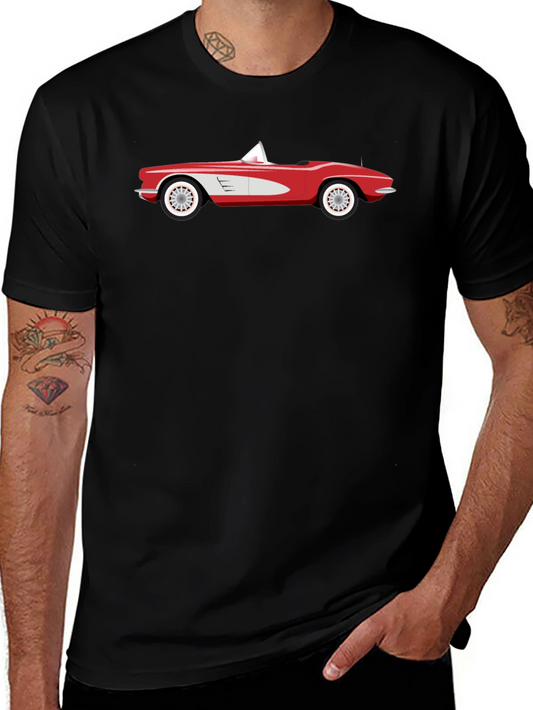 Vintage Car Graphic Tee - Classic Style
