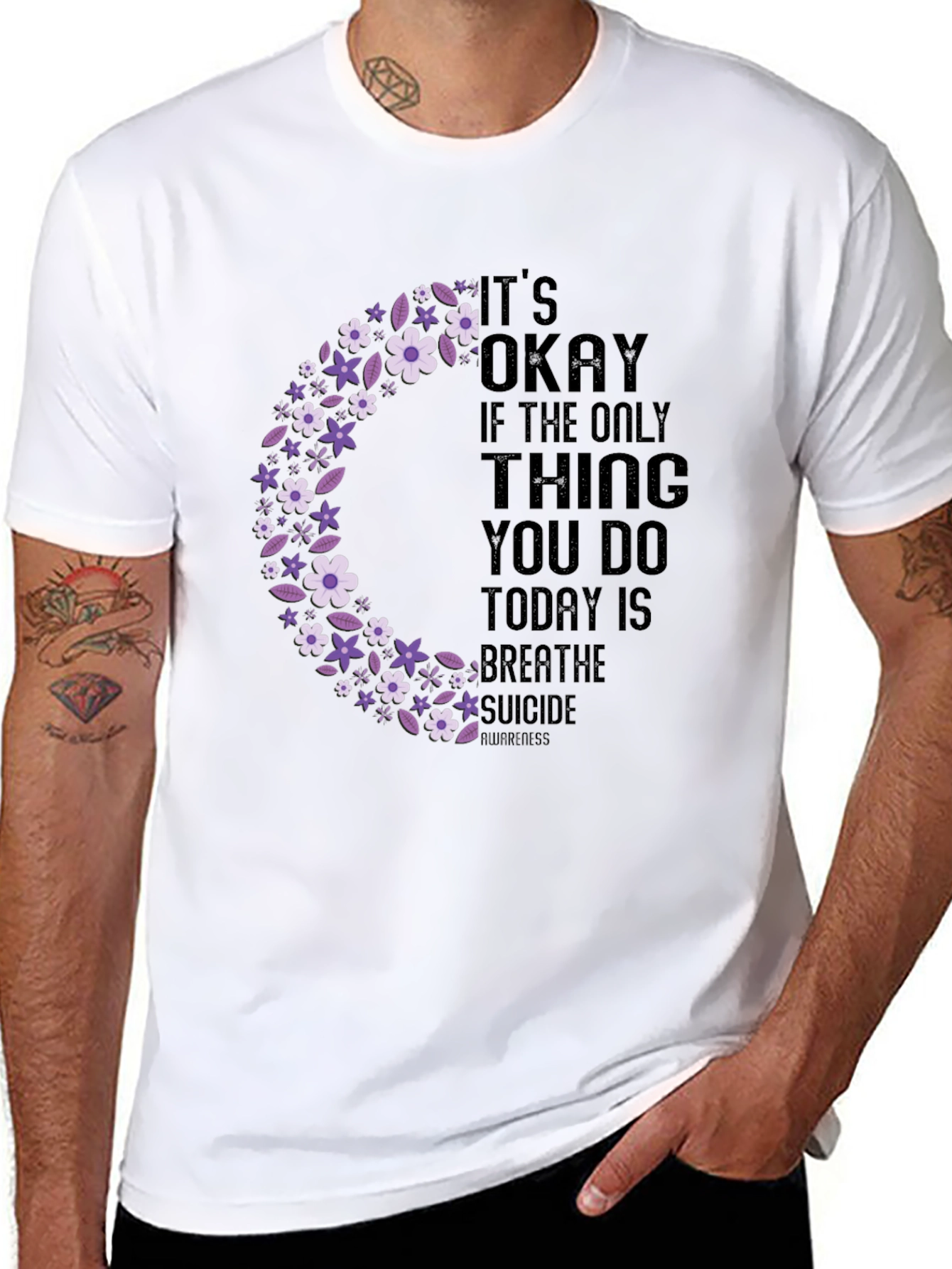 Its Okay T-Shirt Suicide Awareness