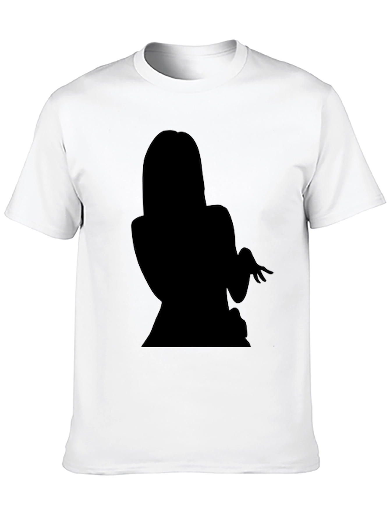 Black Silhouette Graphic Tee - Modern Fit