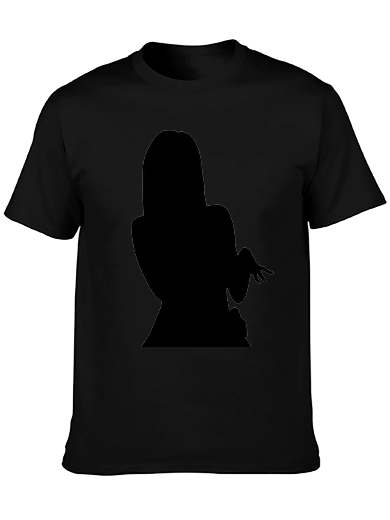 Black Silhouette Graphic Tee - Modern Fit