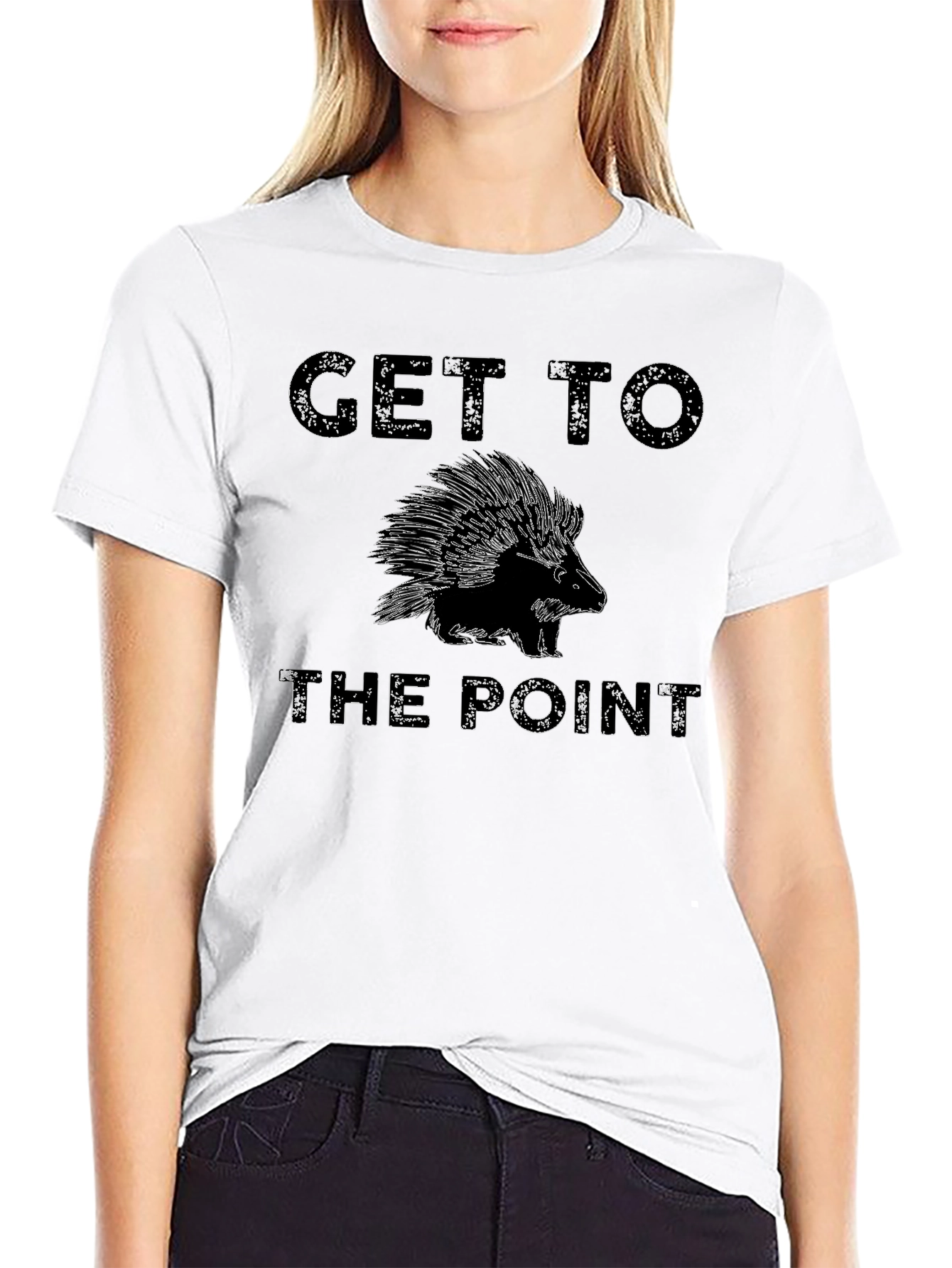 Get to the Point Porcupine Graphic Tee