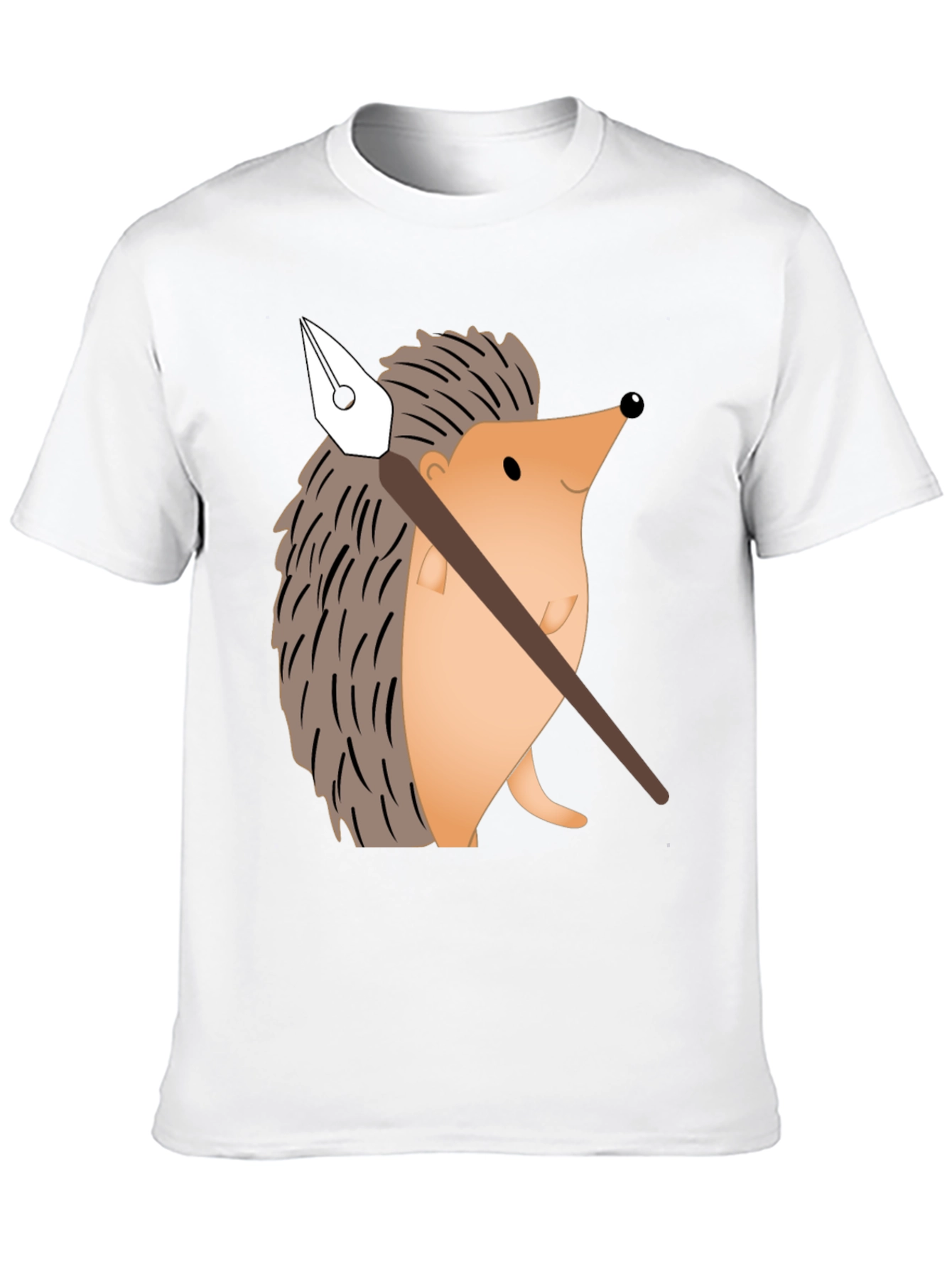 Hedgehog Artist Graphic T-Shirt