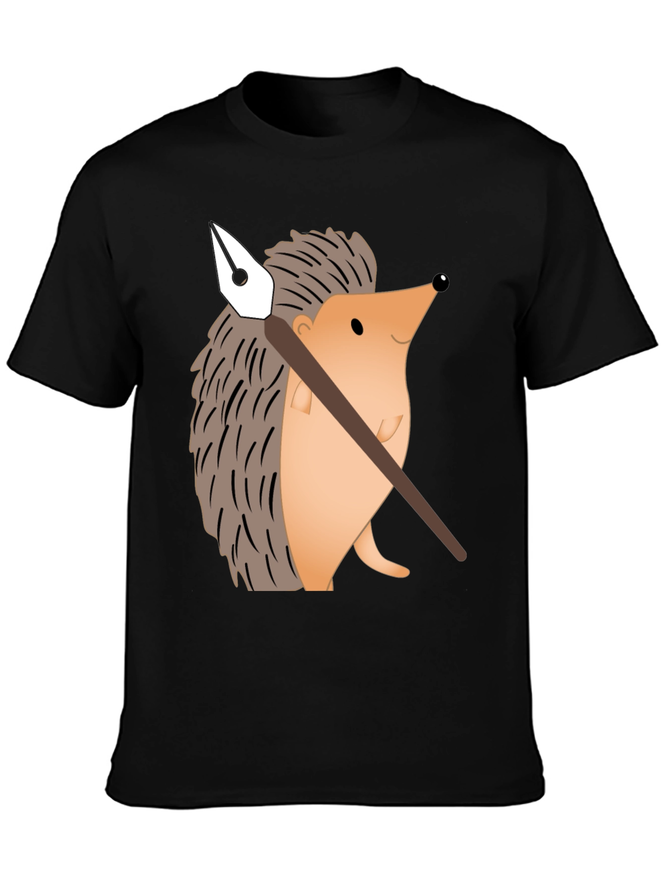Hedgehog Artist Graphic T-Shirt