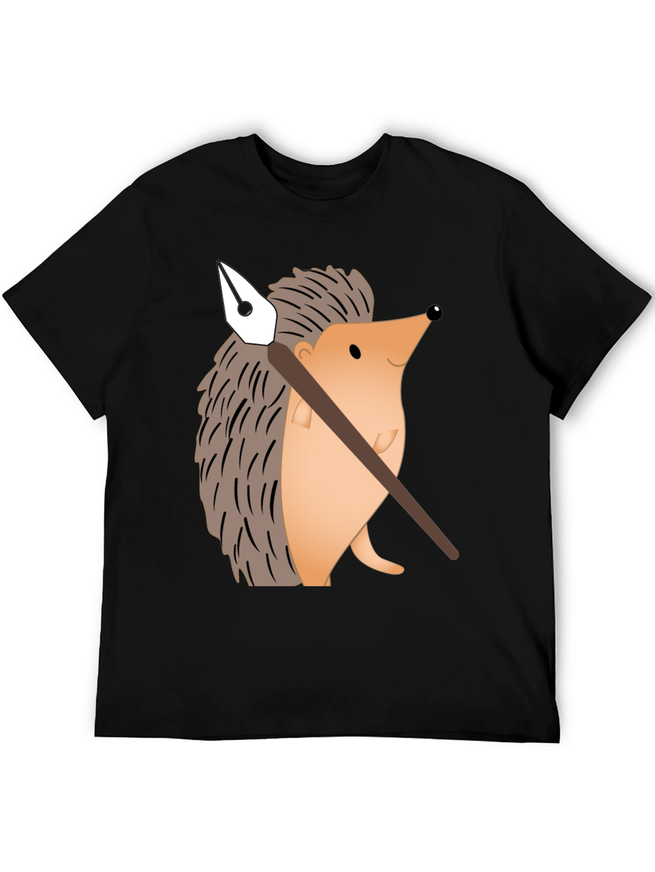 Hedgehog Artist Graphic T-Shirt