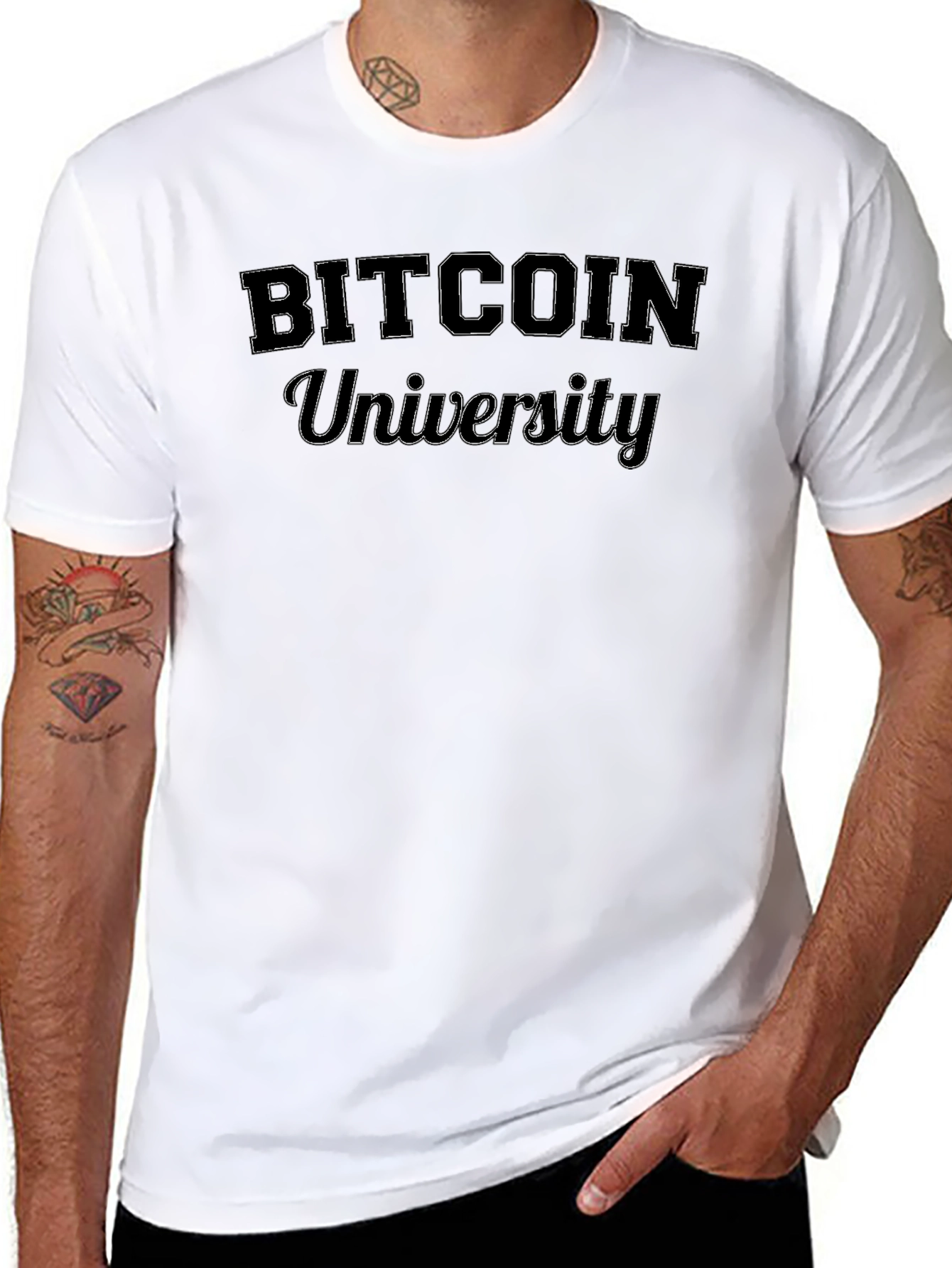 Bitcoin University Black T-Shirt
