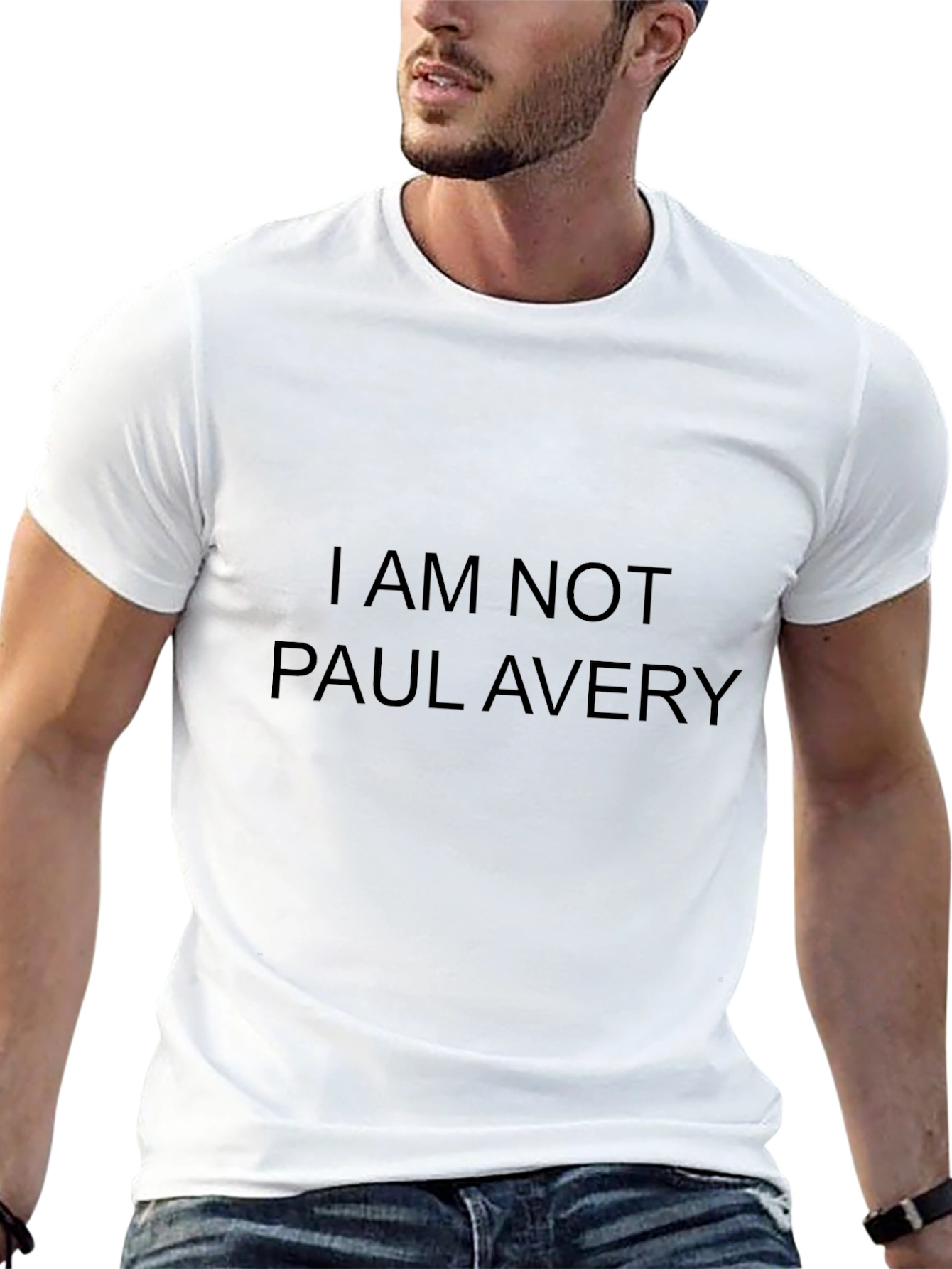 I AM NOT Paul Avery Black T-Shirt