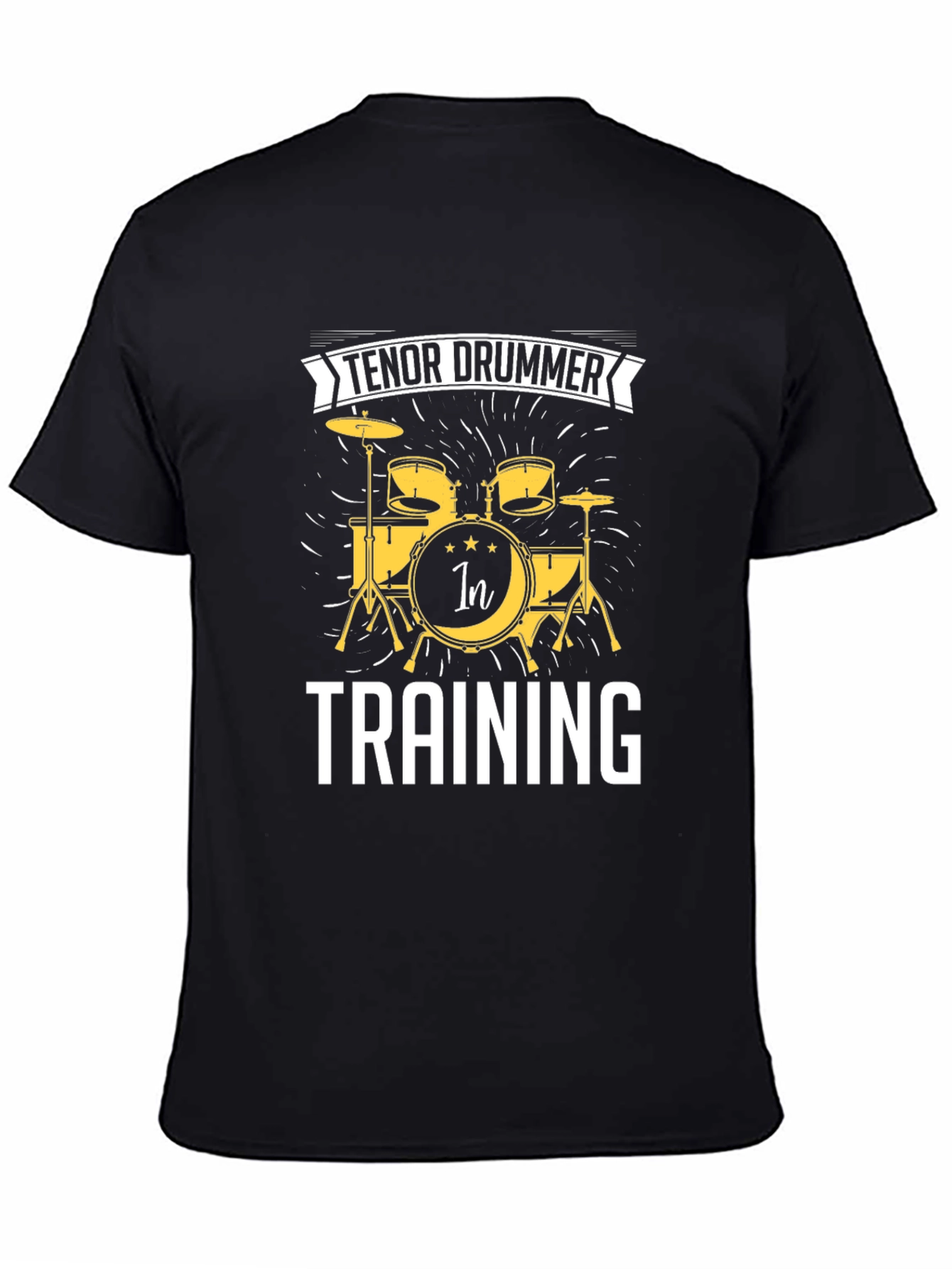 Tenor Drummer Training Black T-Shirt