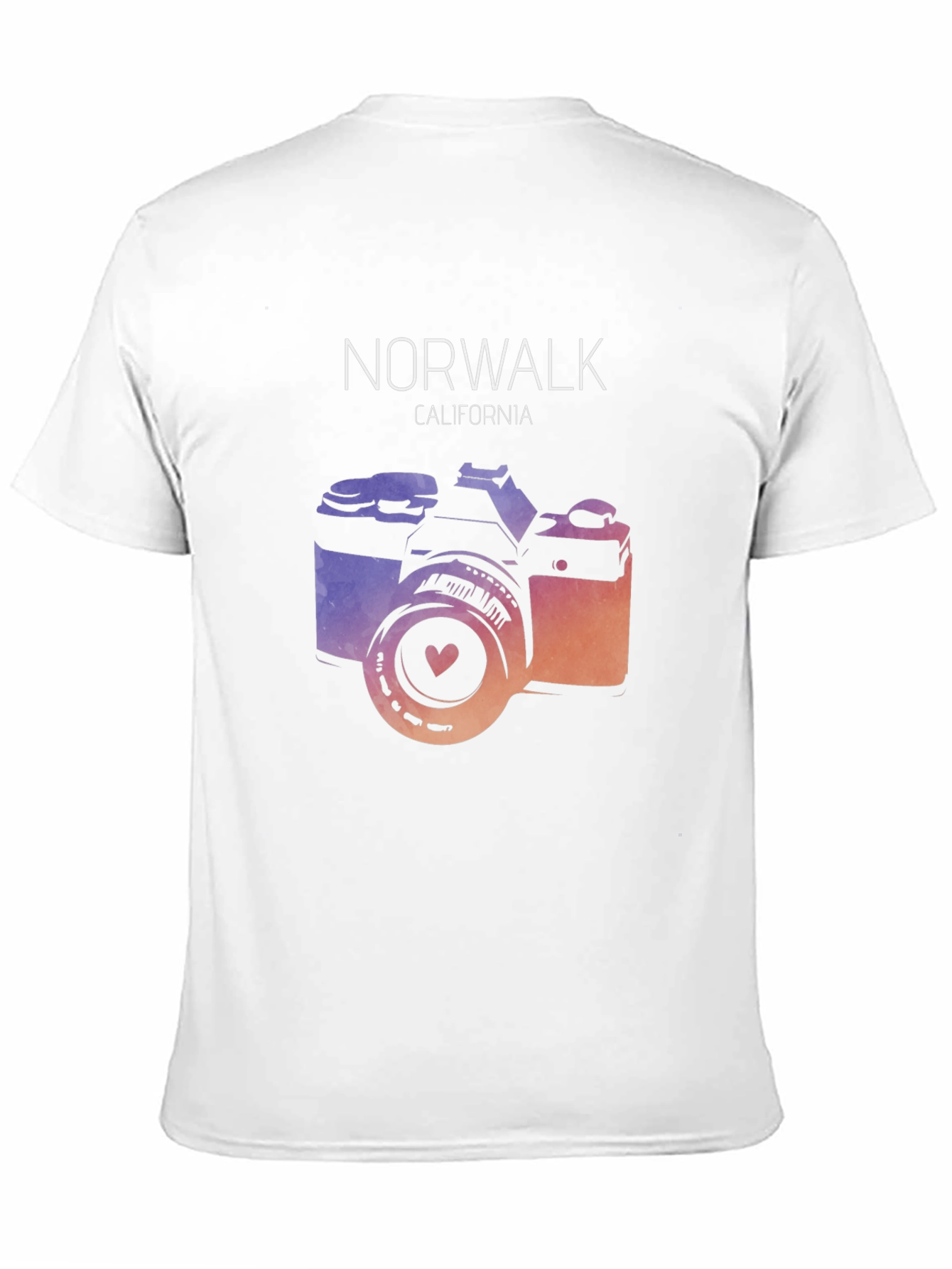 Norwalk California Camera Graphic T-Shirt