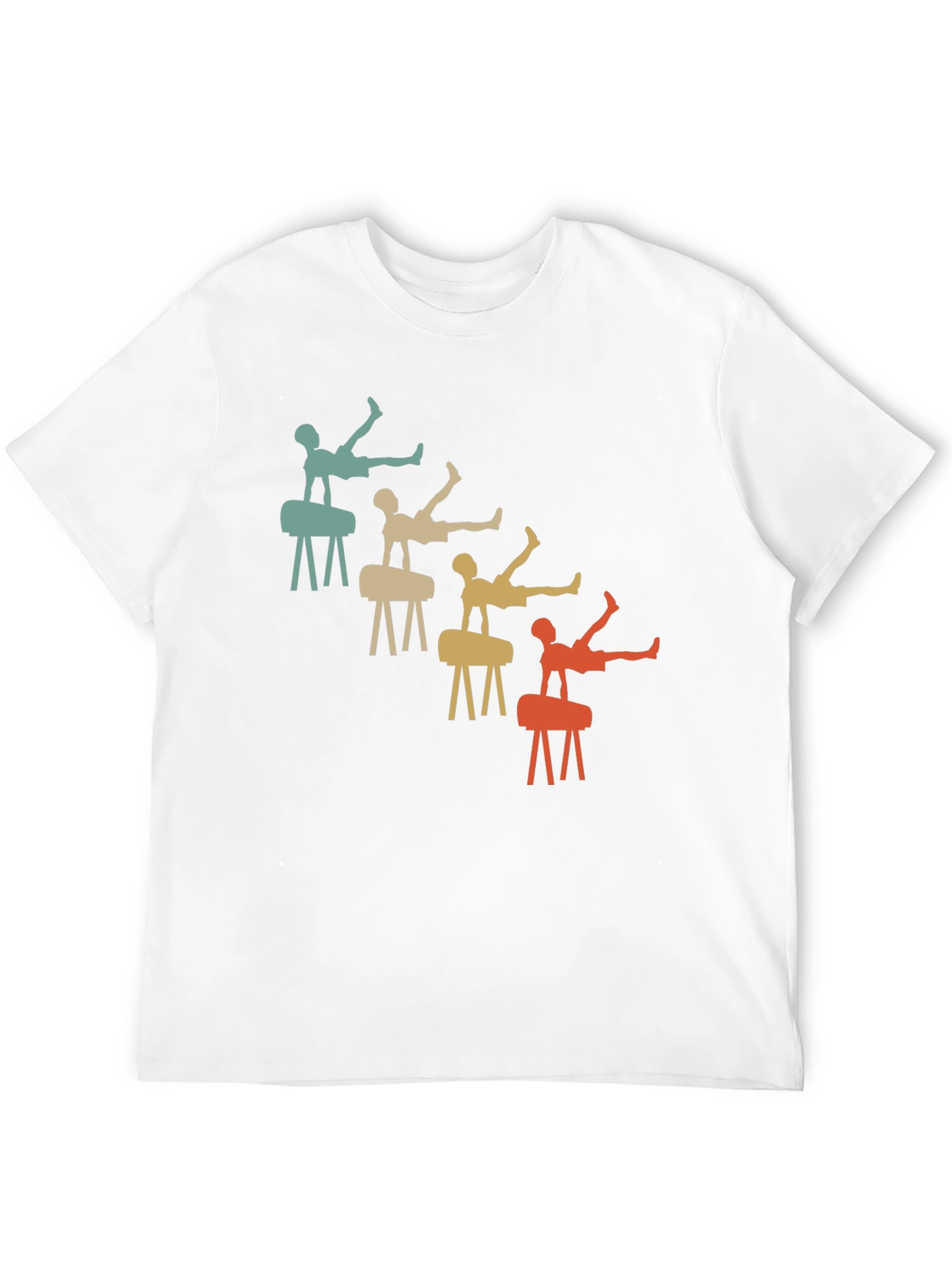 Retro Gymnastics T-Shirt Pommel Horse Tee