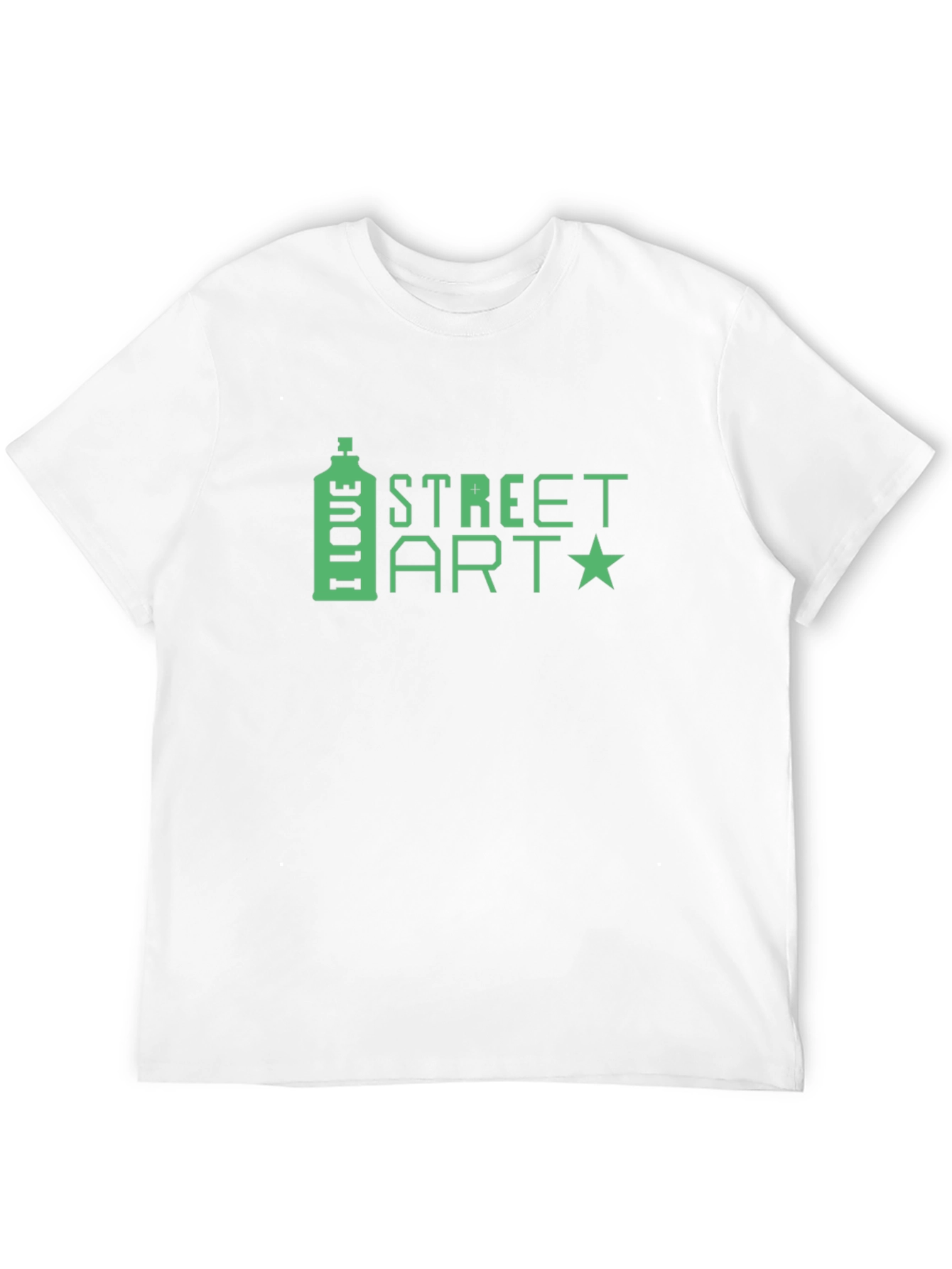 I Love Street Art Black T-Shirt