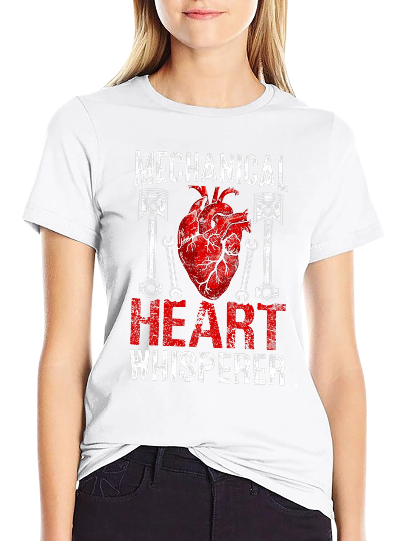 Mechanical Heart Whisperer Graphic T-Shirt