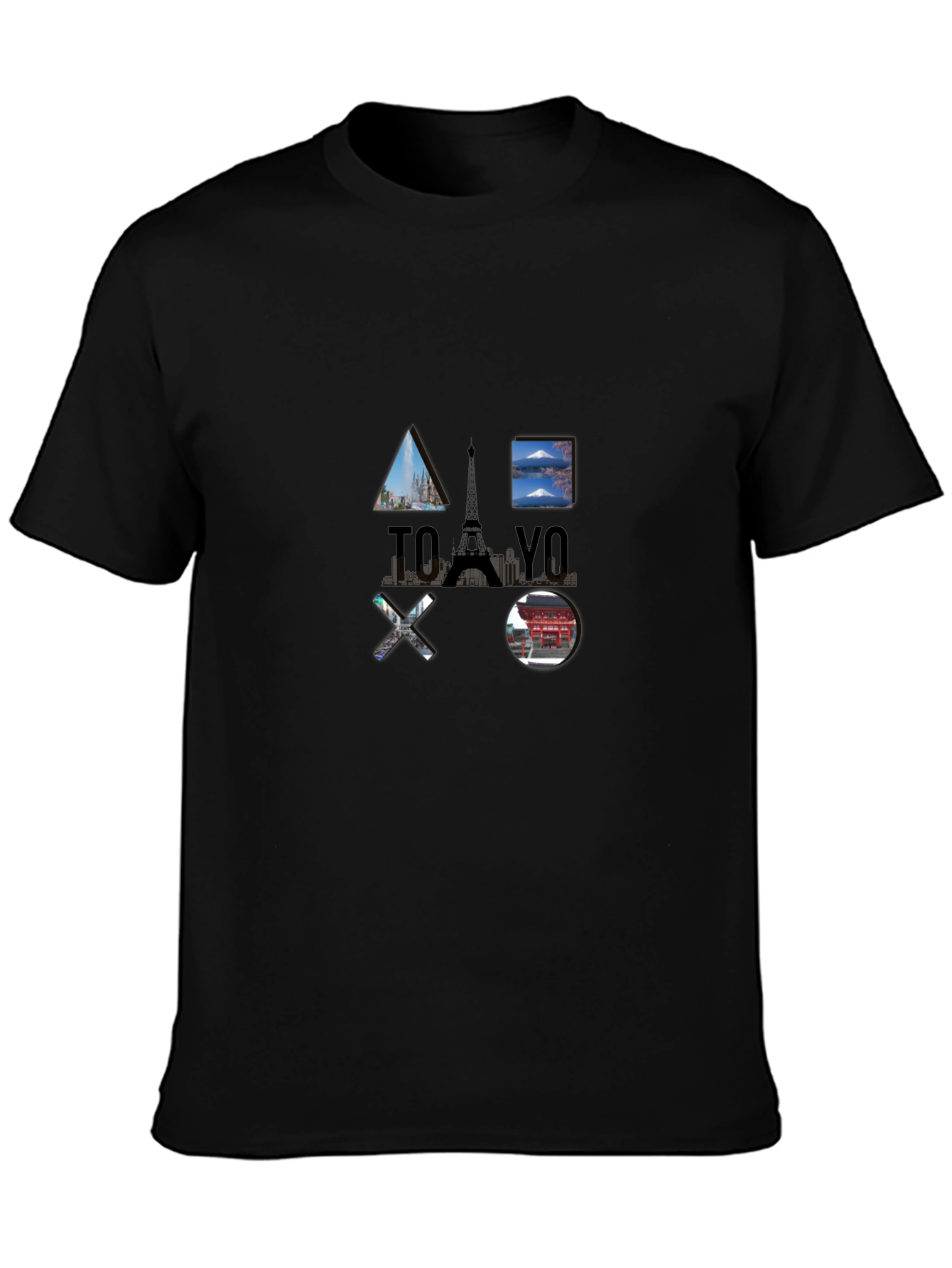 Tokyo Paris Cool Graphic T-Shirt