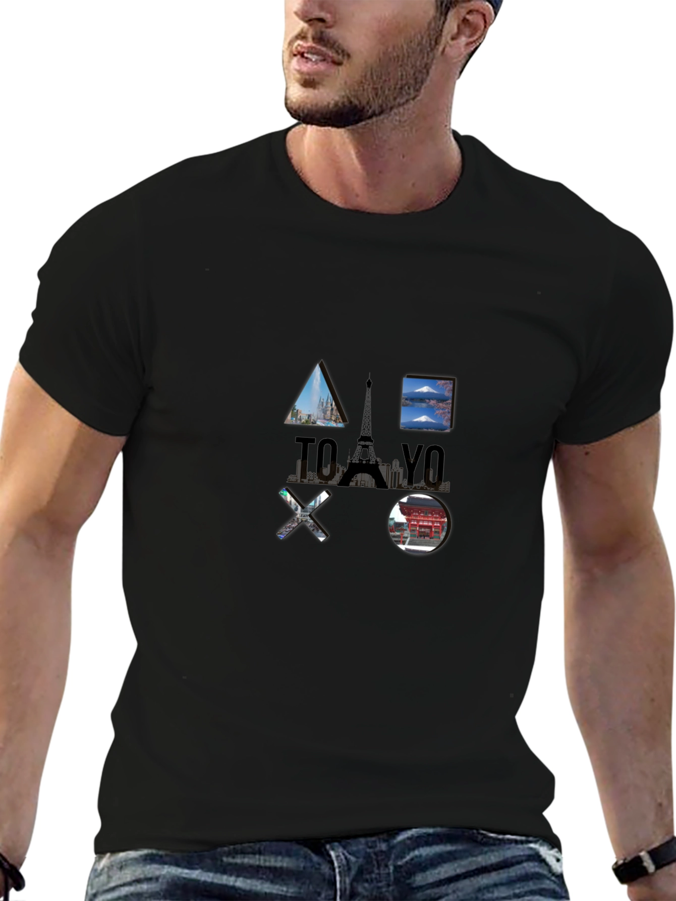 Tokyo Paris Cool Graphic T-Shirt