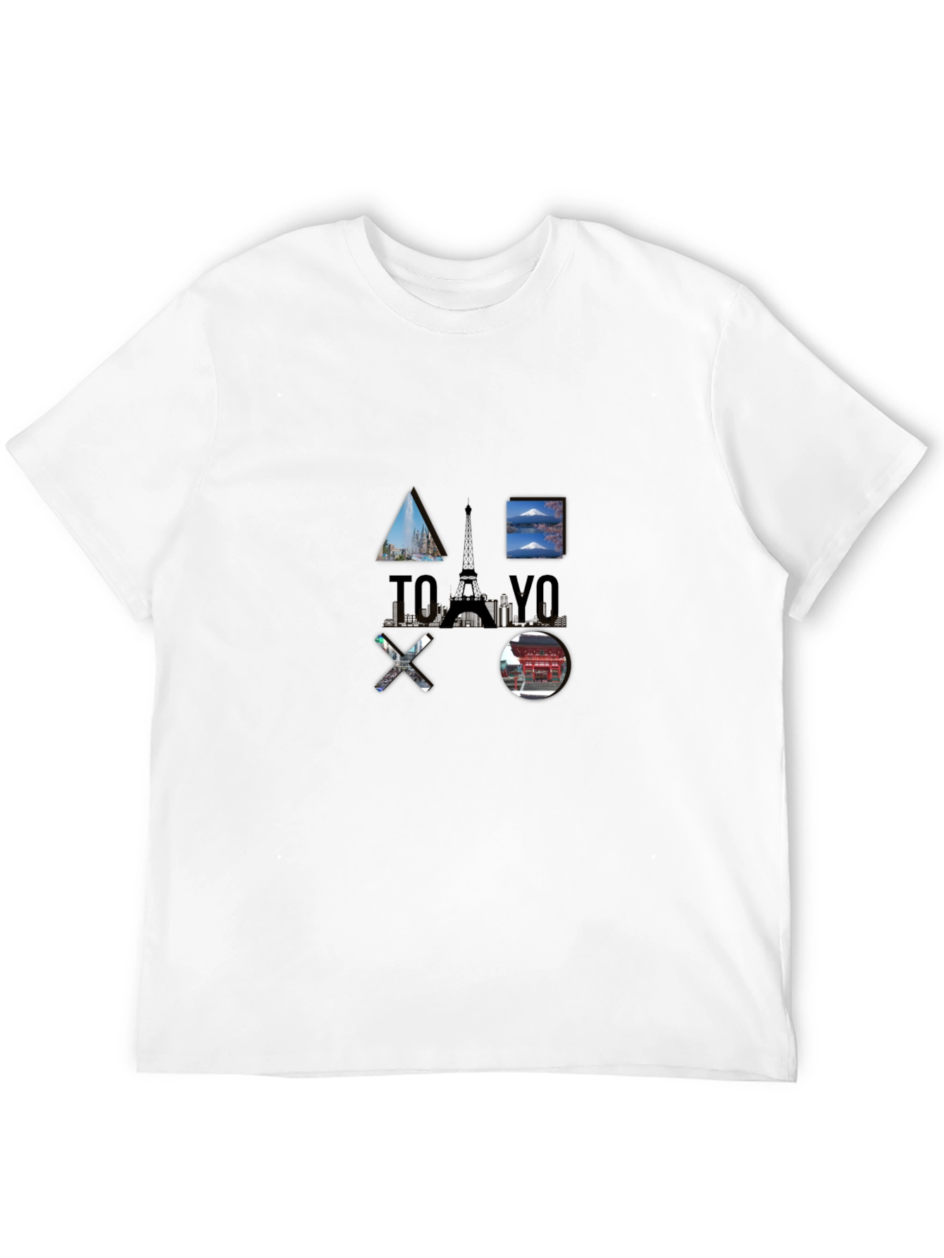 Tokyo Paris Cool Graphic T-Shirt