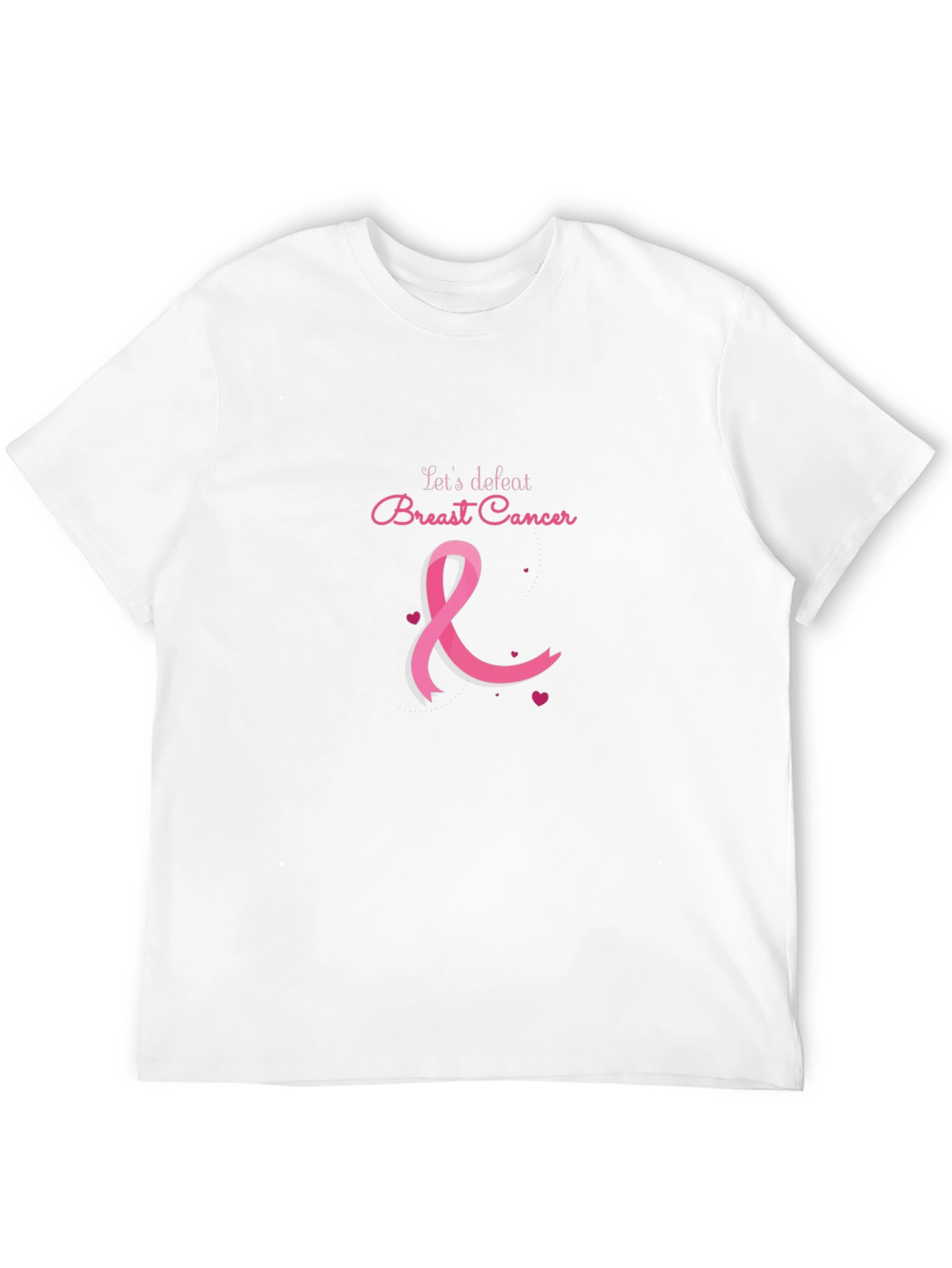 Breast Cancer Awareness T-Shirt - Lets Defeat