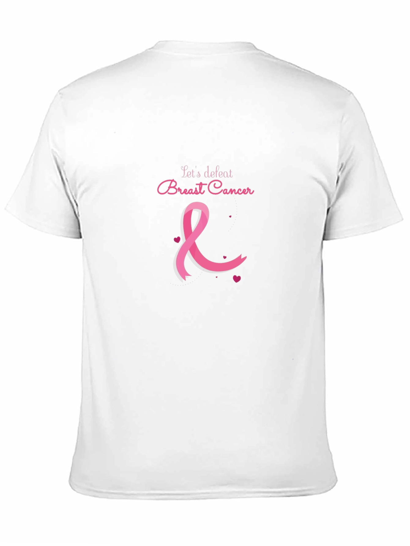 Breast Cancer Awareness T-Shirt - Lets Defeat