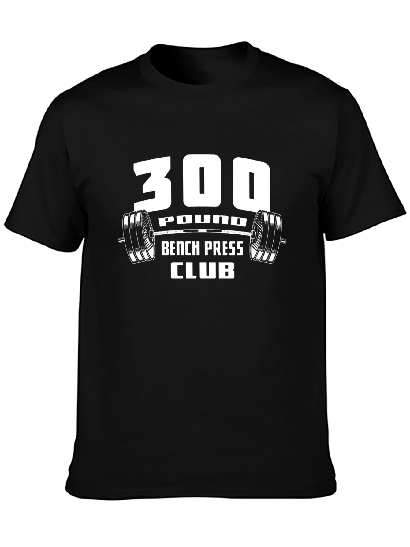 300 Pound Bench Press Club Graphic T-Shirt