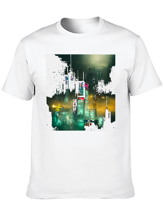 Urban Dreams Tee - Modern Cityscape Design
