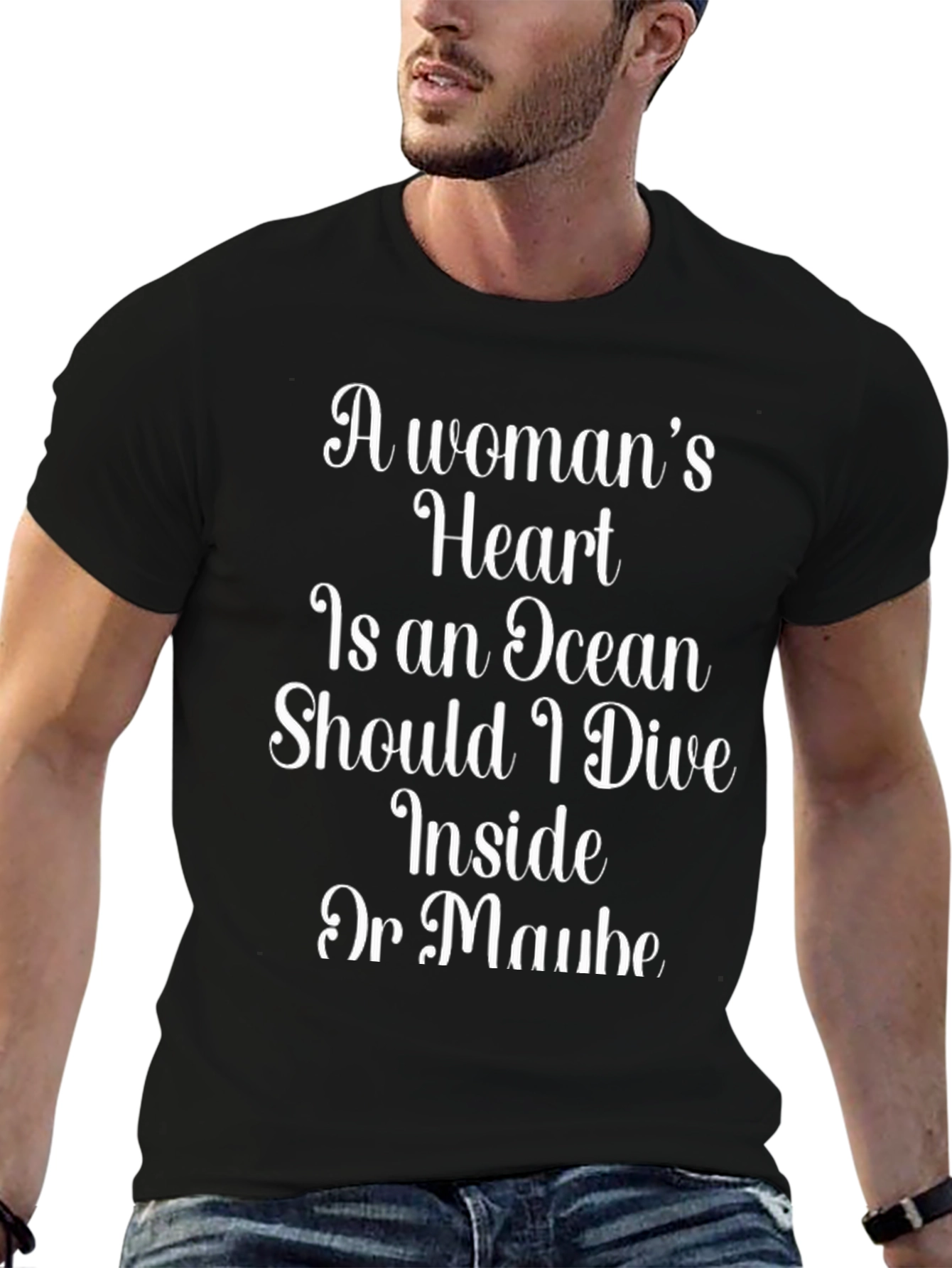 A Womans Heart T-Shirt - Ocean Dive Tee