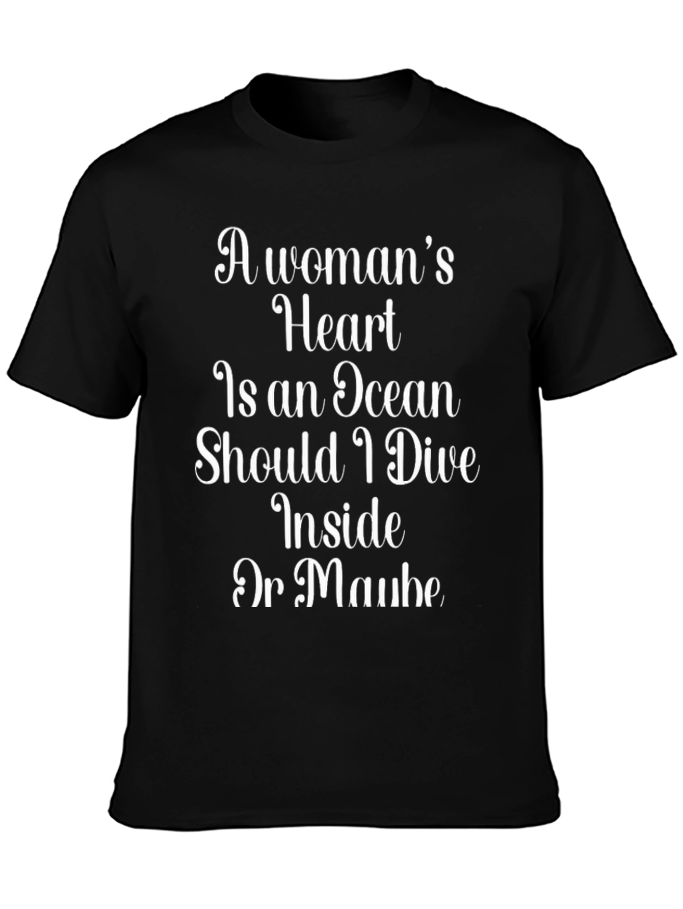 A Womans Heart T-Shirt - Ocean Dive Tee