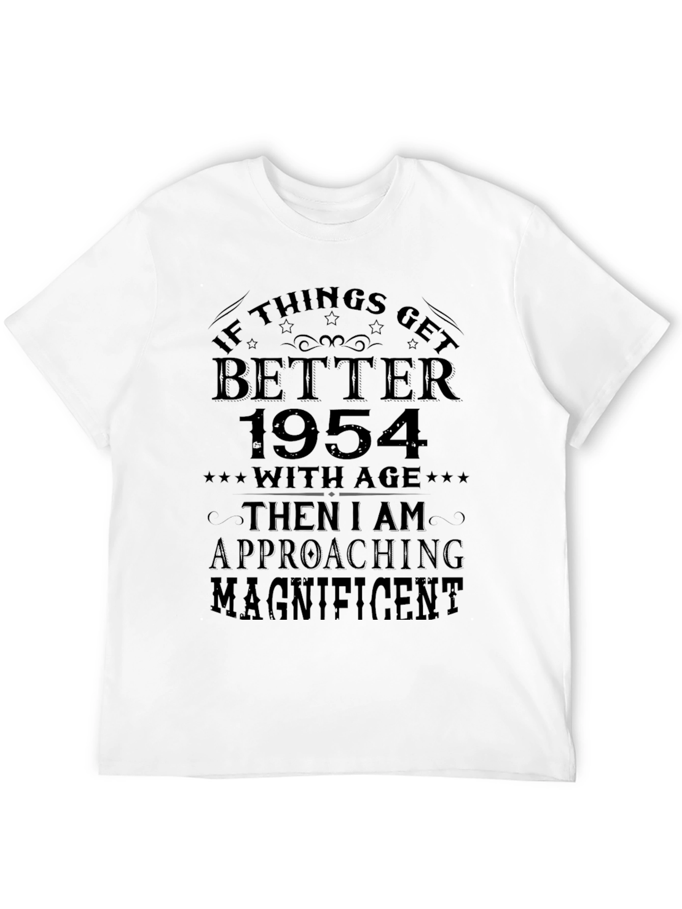 Better with Age 1954 Graphic Tee - Black