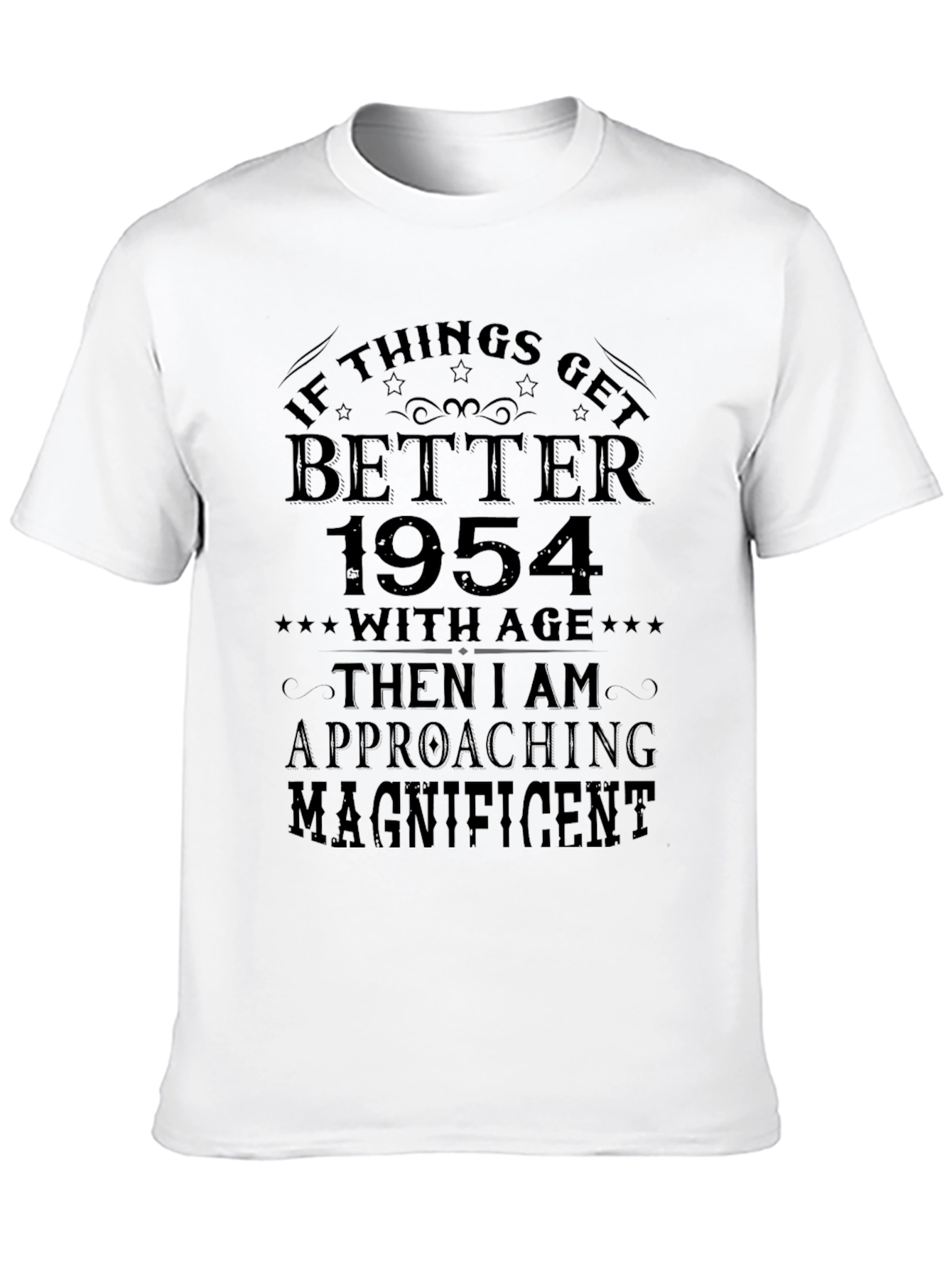 Better with Age 1954 Graphic Tee - Black