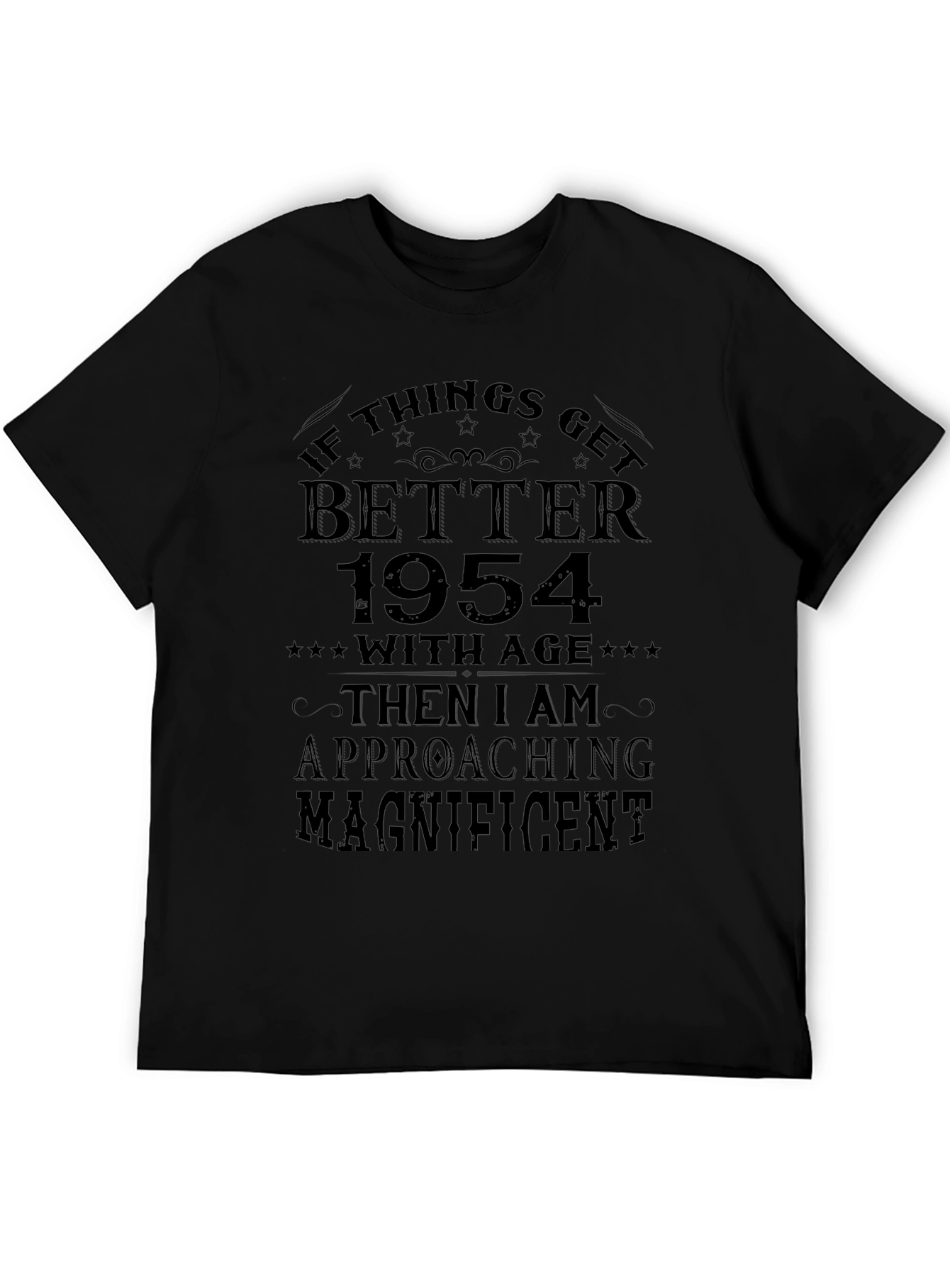Better with Age 1954 Graphic Tee - Black