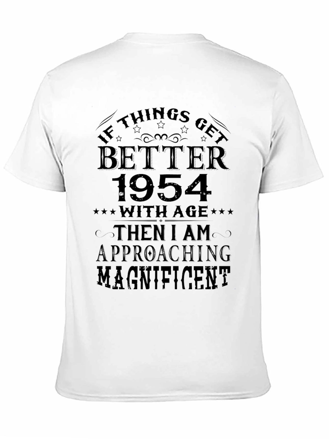 Better with Age 1954 Graphic Tee - Black